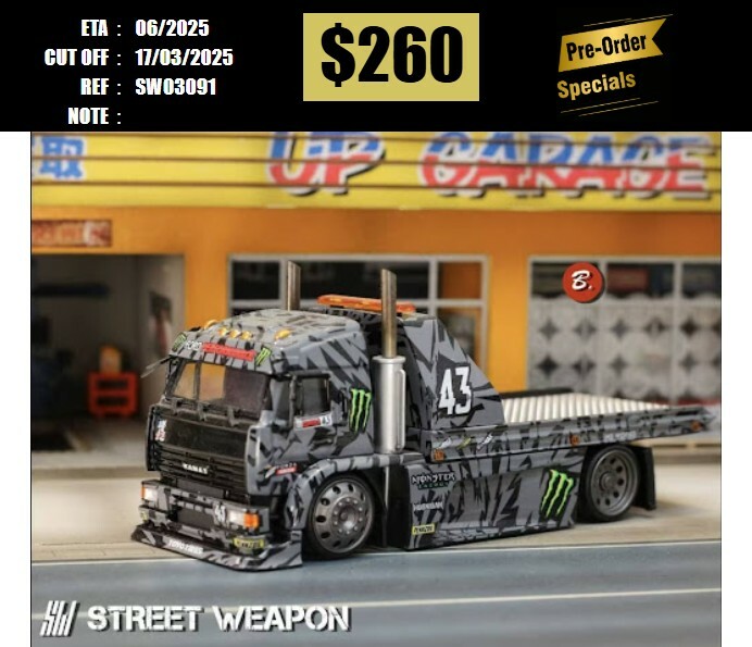 PO-$260 * STREET WEAPON * 1:64 KAMAZ TOW MONSTER FORZA [OD09/03]