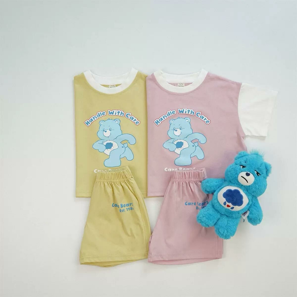 韓版 CareBears 拼色套裝