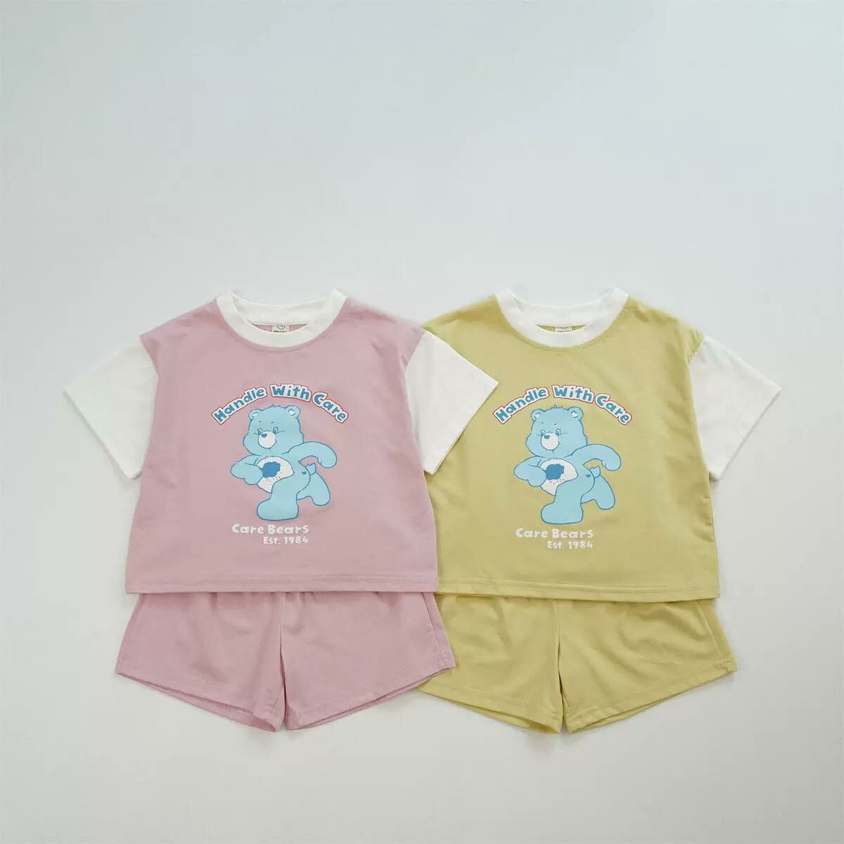 韓版 CareBears 拼色套裝