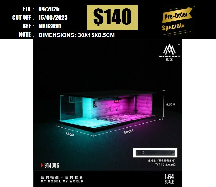 PO-$140 * MOREART * 1:64 DIORAMA - CYBERPUNK SERIES 04 [OD09/03]