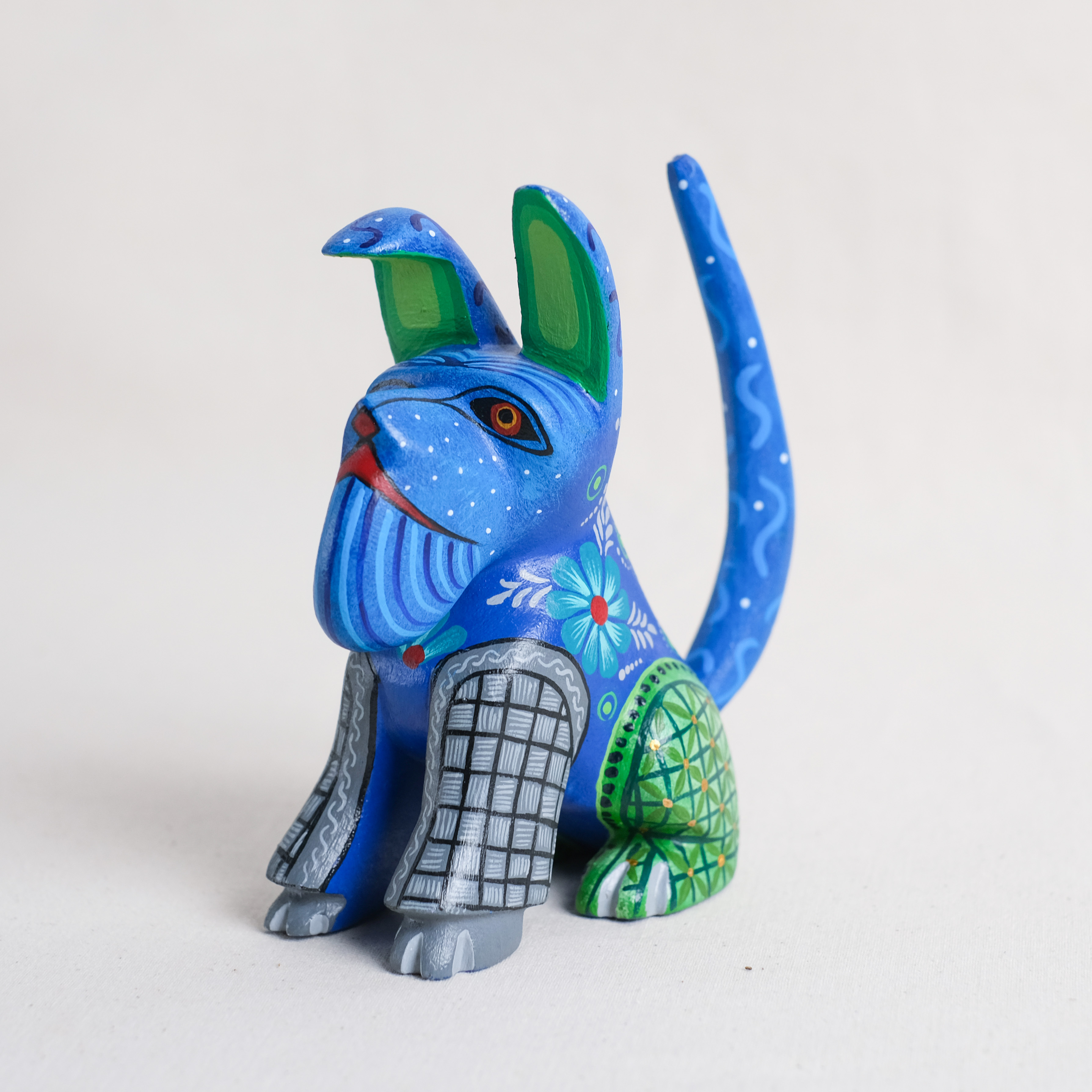 神獸手工木雕｜Perro Esnaucer｜墨西哥