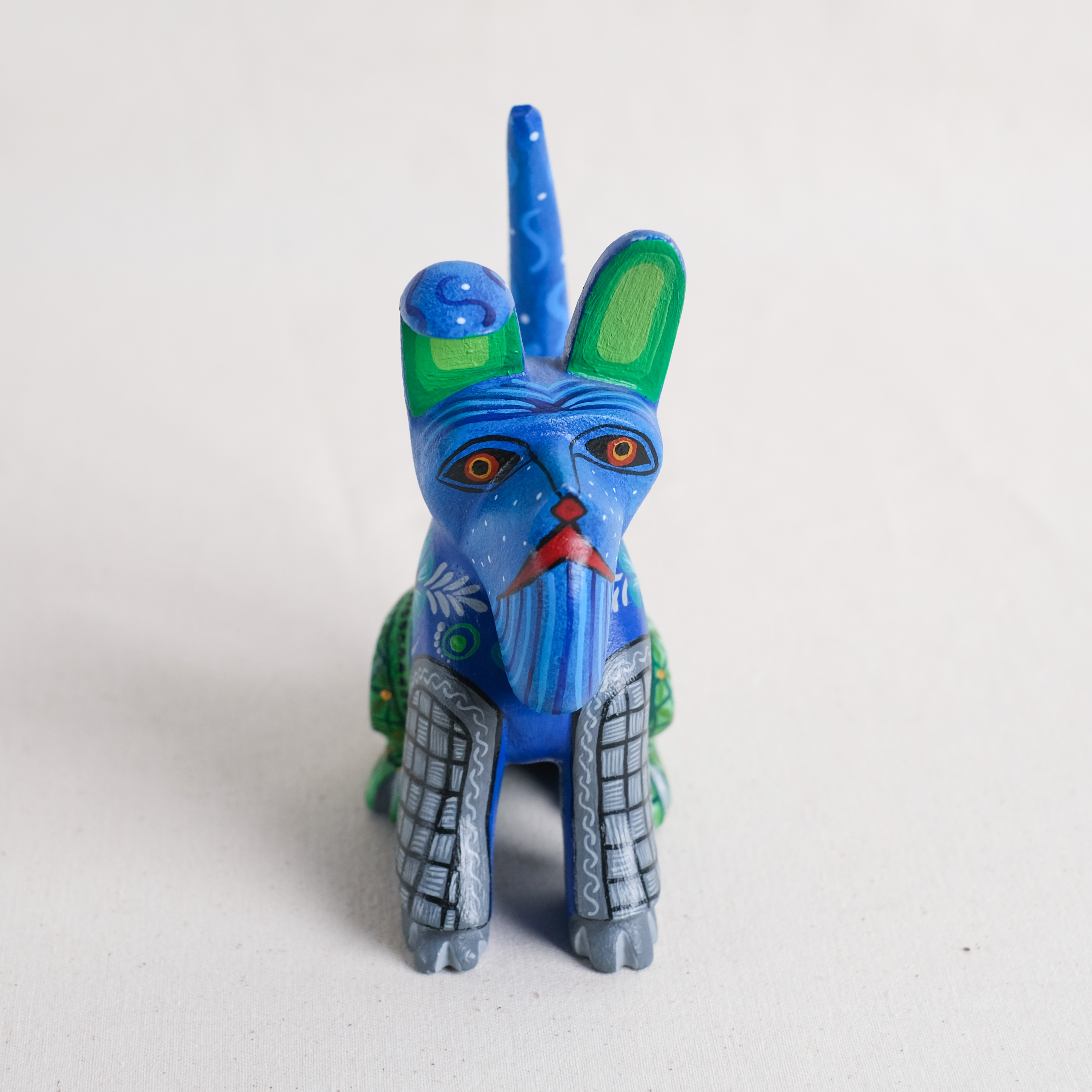 神獸手工木雕｜Perro Esnaucer｜墨西哥