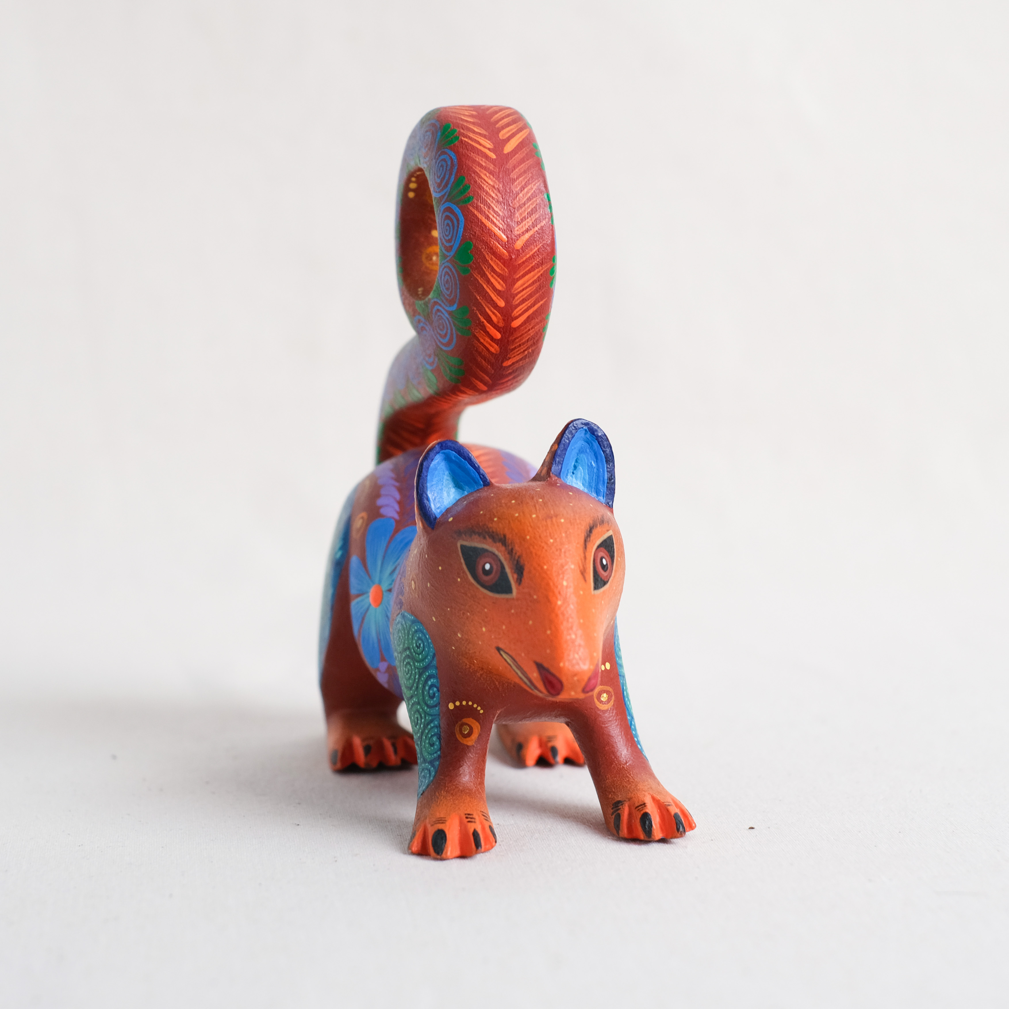 神獸手工木雕｜Tlacuache｜墨西哥