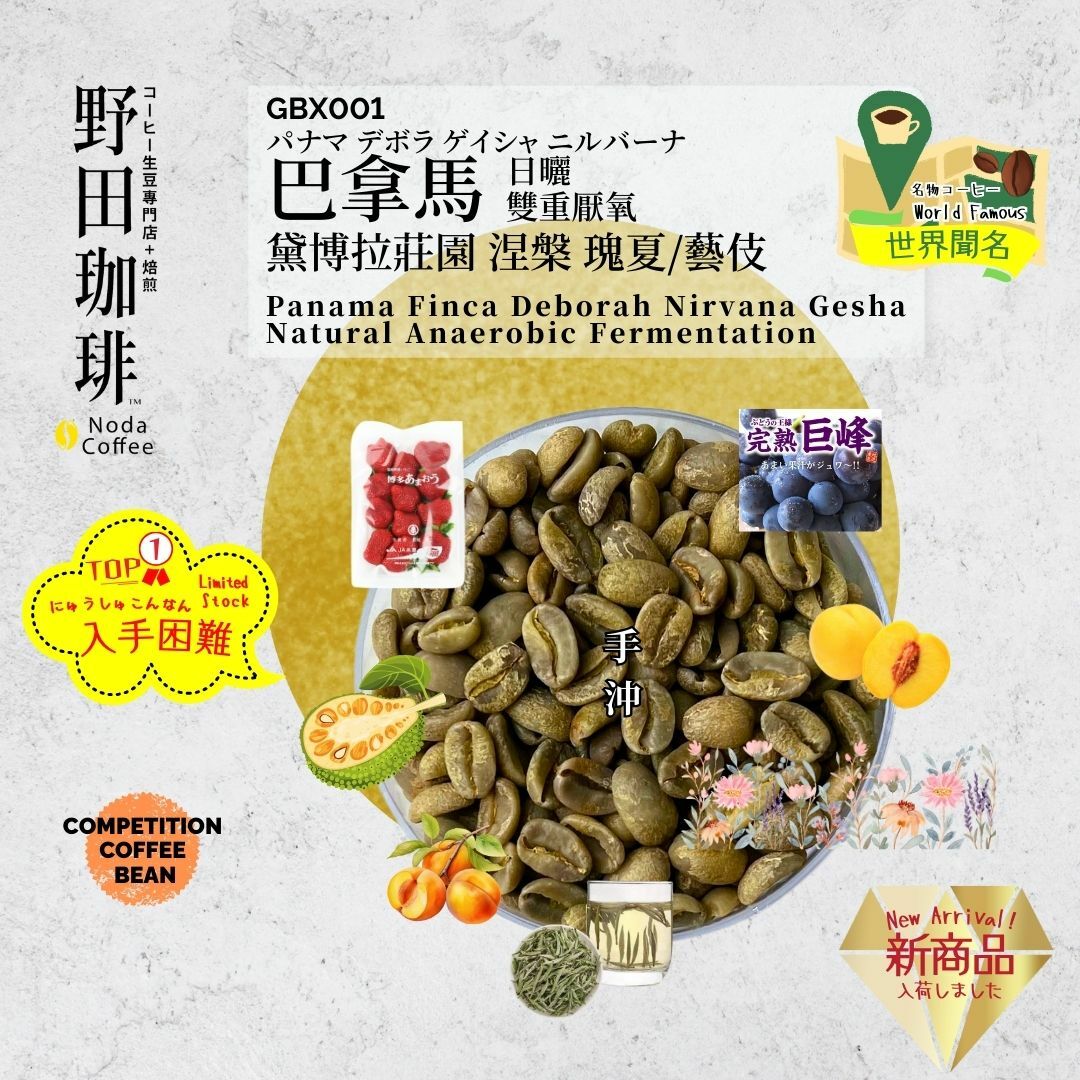 GBX001 巴拿馬 黛博拉莊園 涅槃 瑰夏/藝伎 競賽級批次