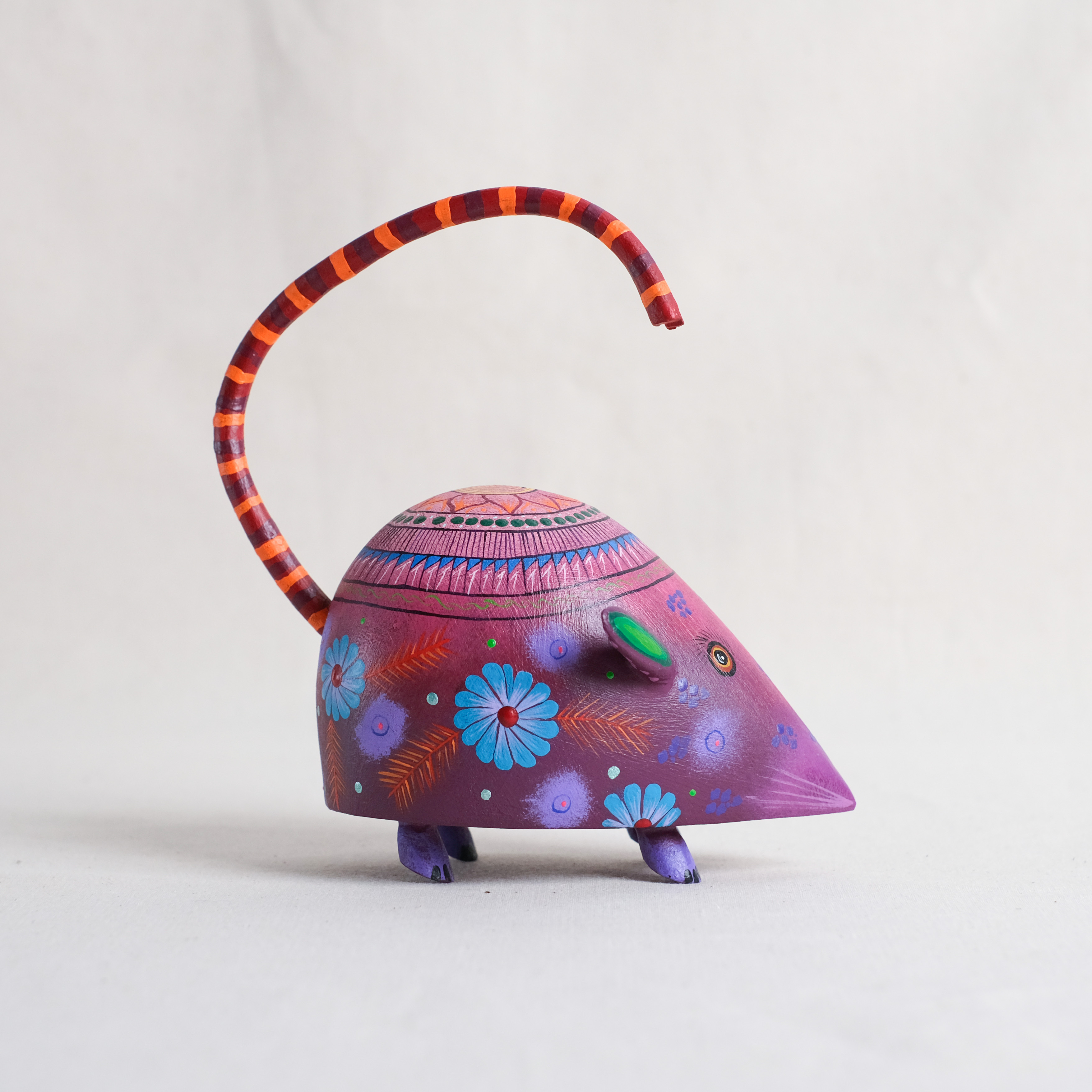 神獸手工木雕｜Raton Bola Grande｜墨西哥