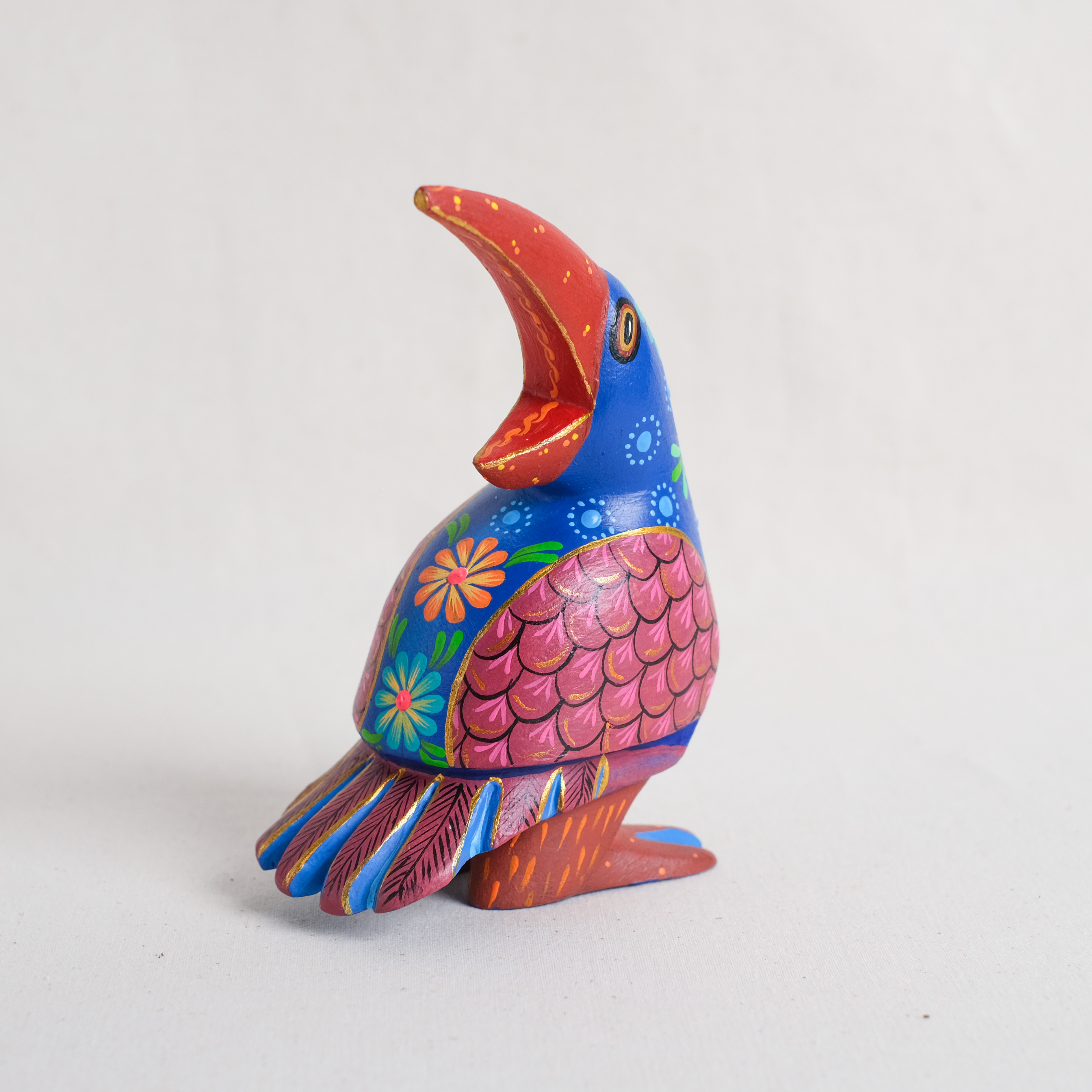 神獸手工木雕｜Tucane 02｜墨西哥