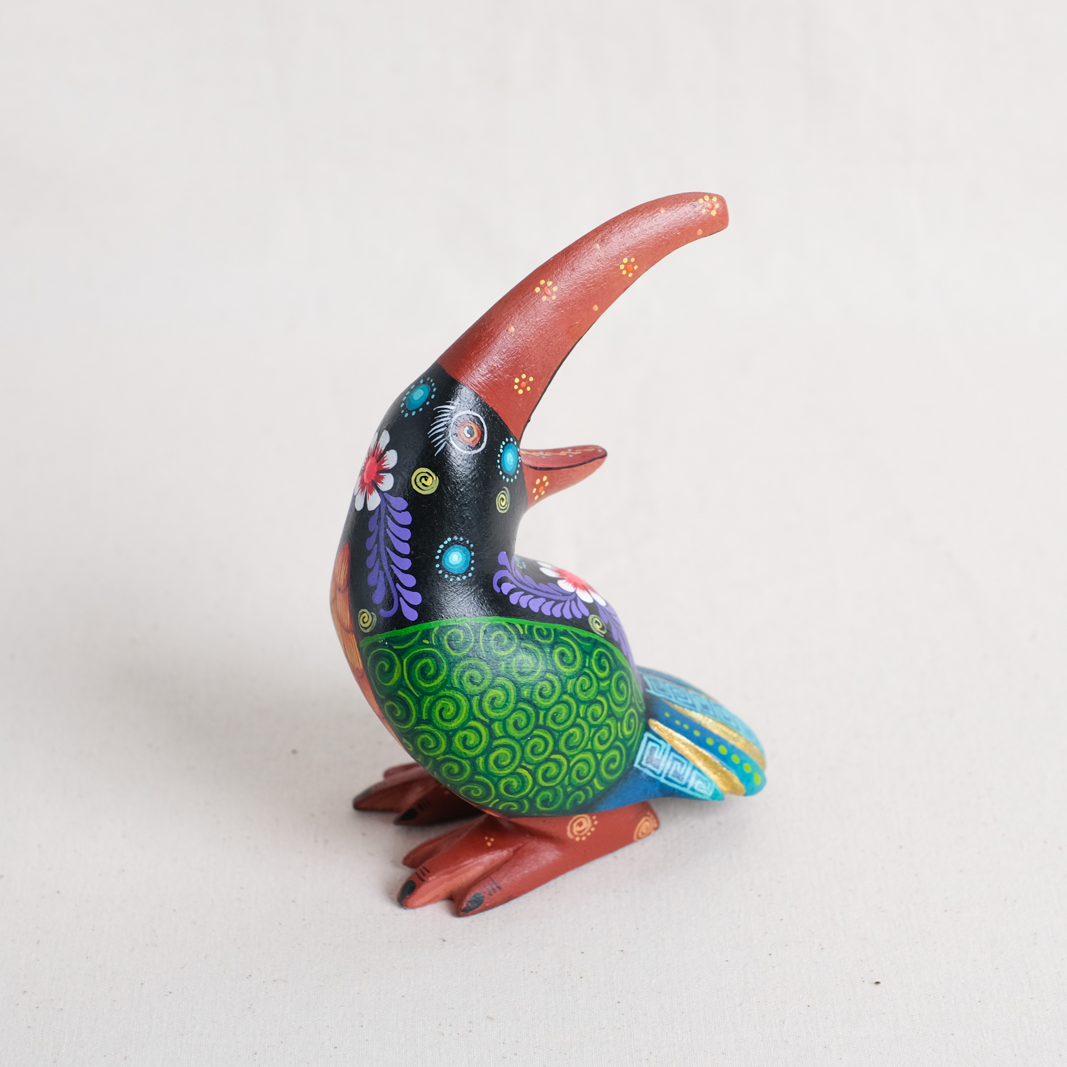 神獸手工木雕｜Tucane 01｜墨西哥