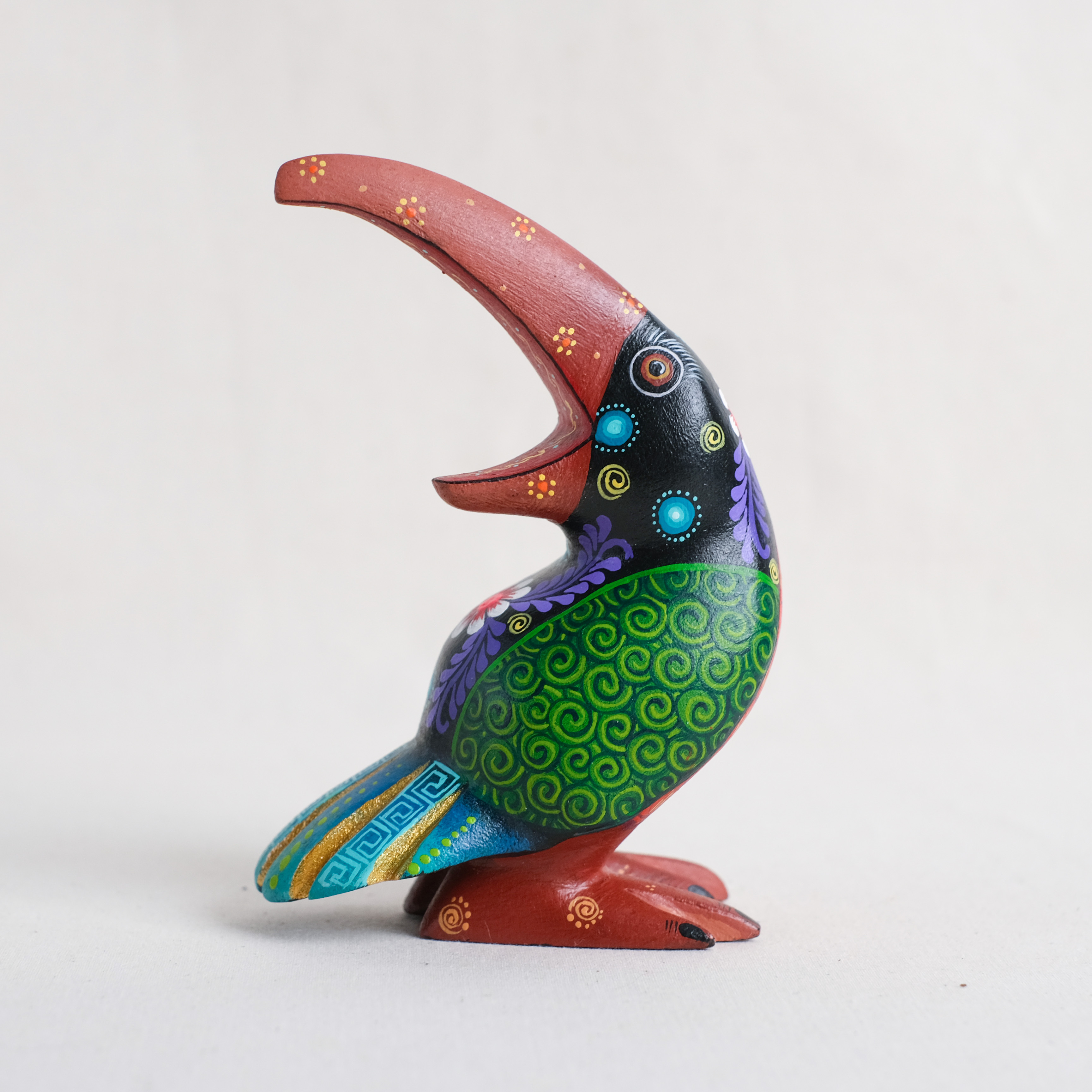 神獸手工木雕｜Tucane 01｜墨西哥