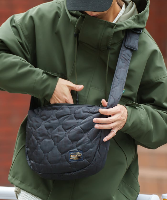 日本 PENDLETON QUILTING MOON BAG