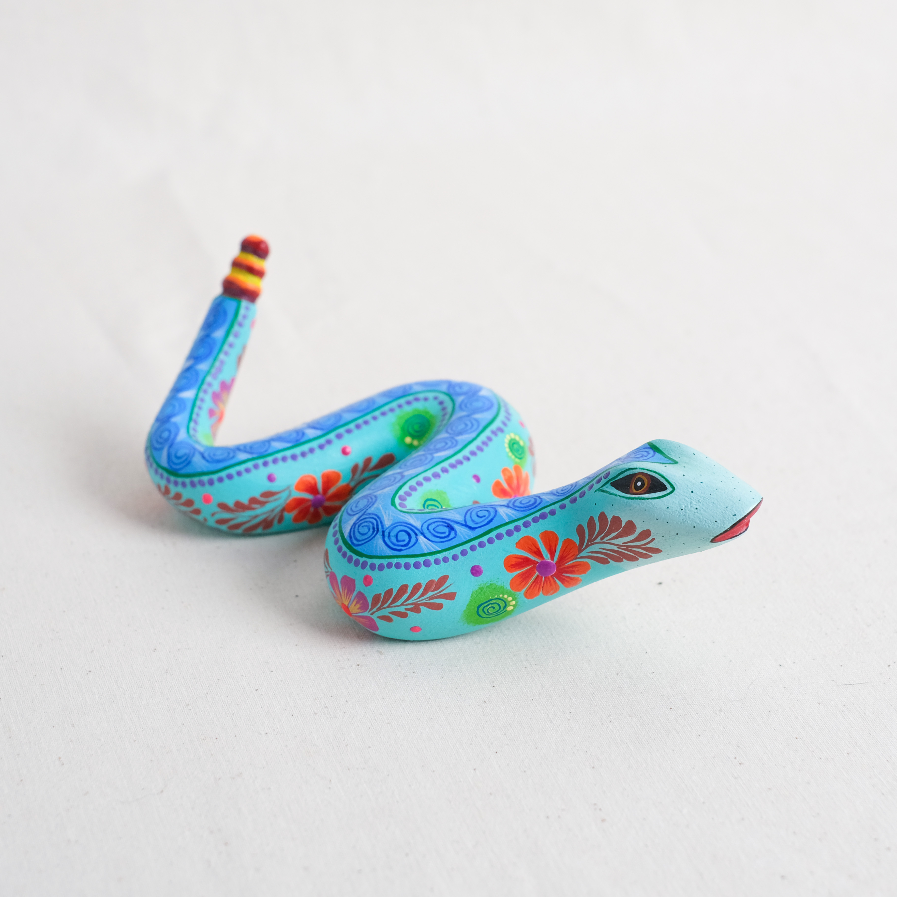 神獸手工木雕｜Serpientes Grandes 01｜墨西哥