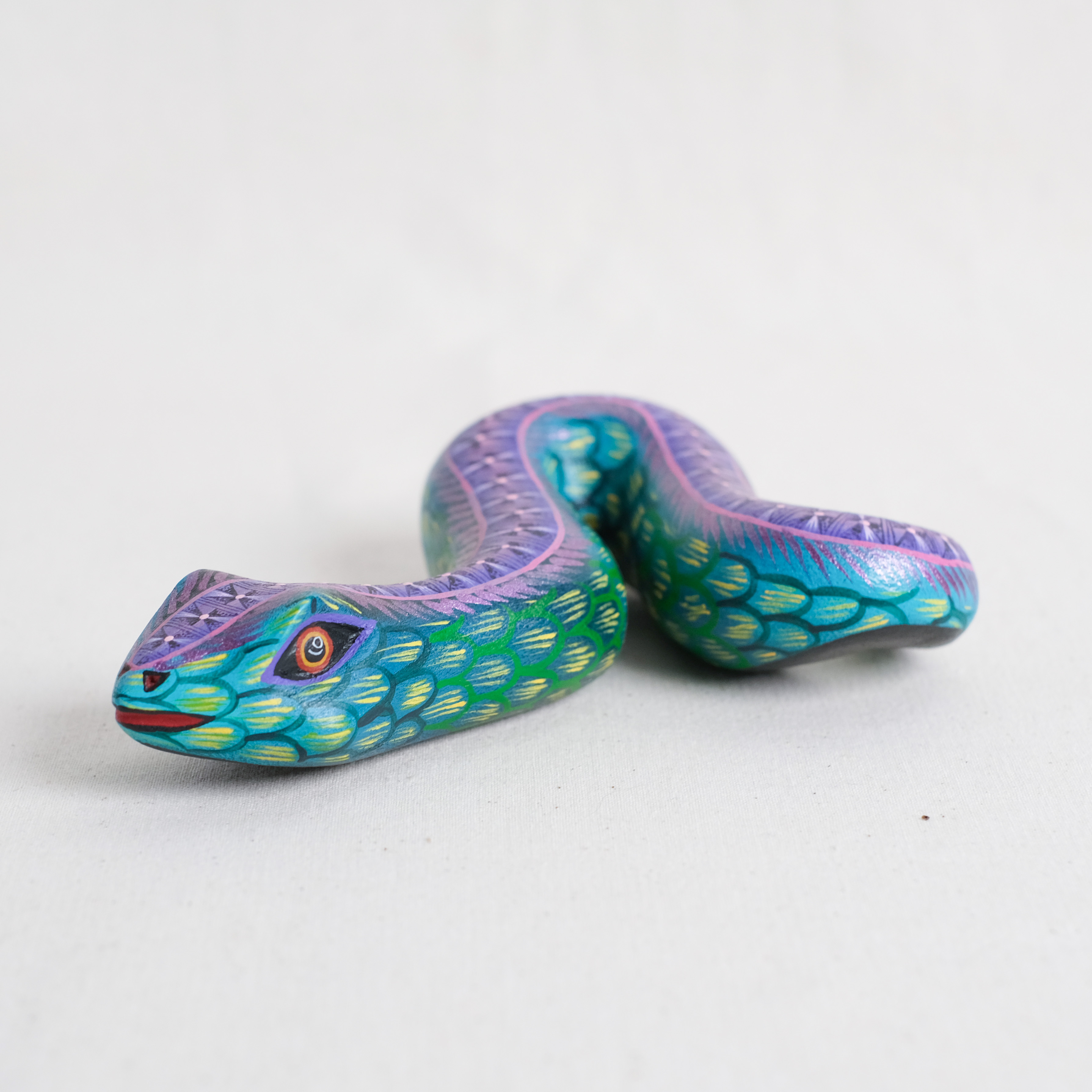 神獸手工木雕｜Serpientes Grandes 03｜墨西哥