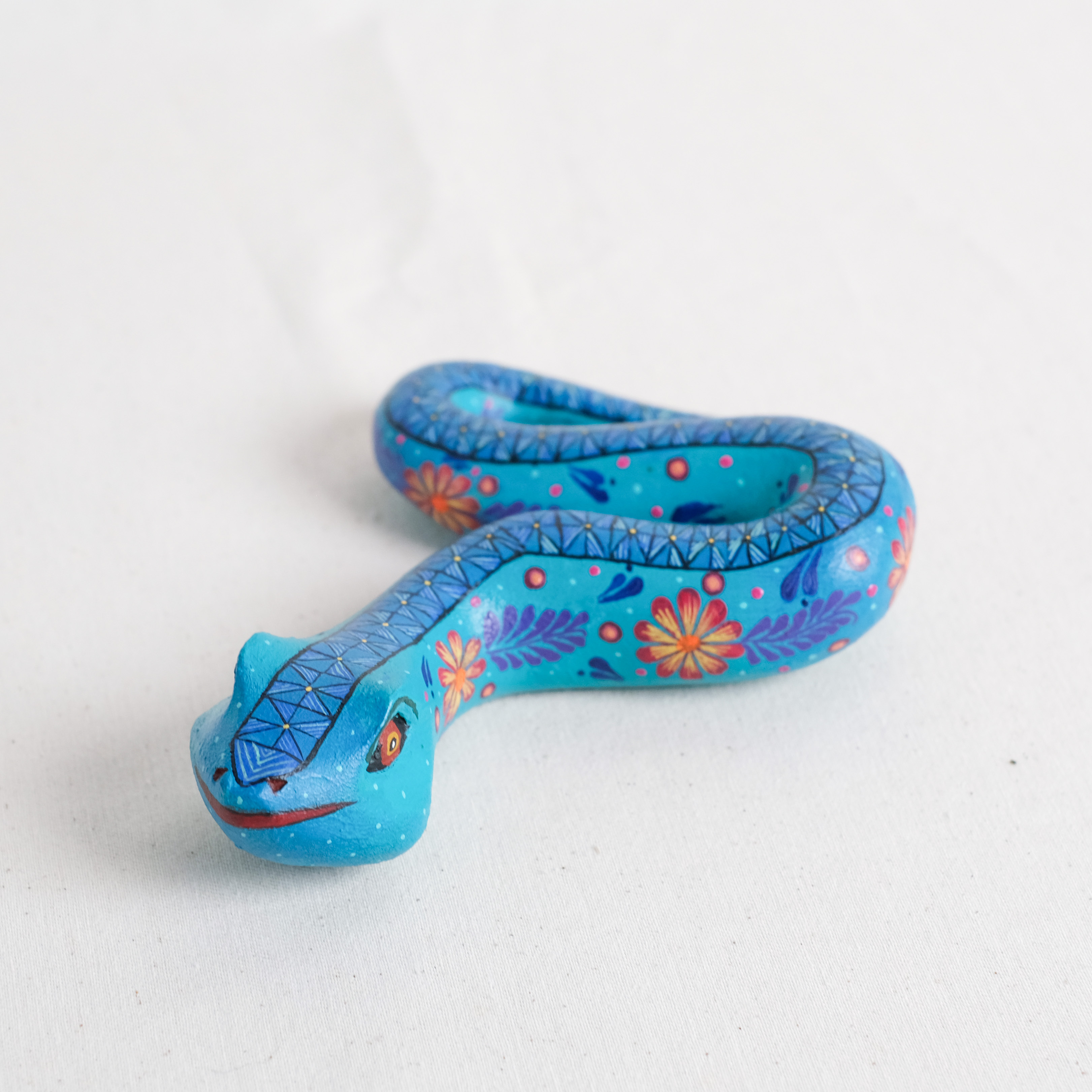 神獸手工木雕｜Serpientes Grandes 04｜墨西哥