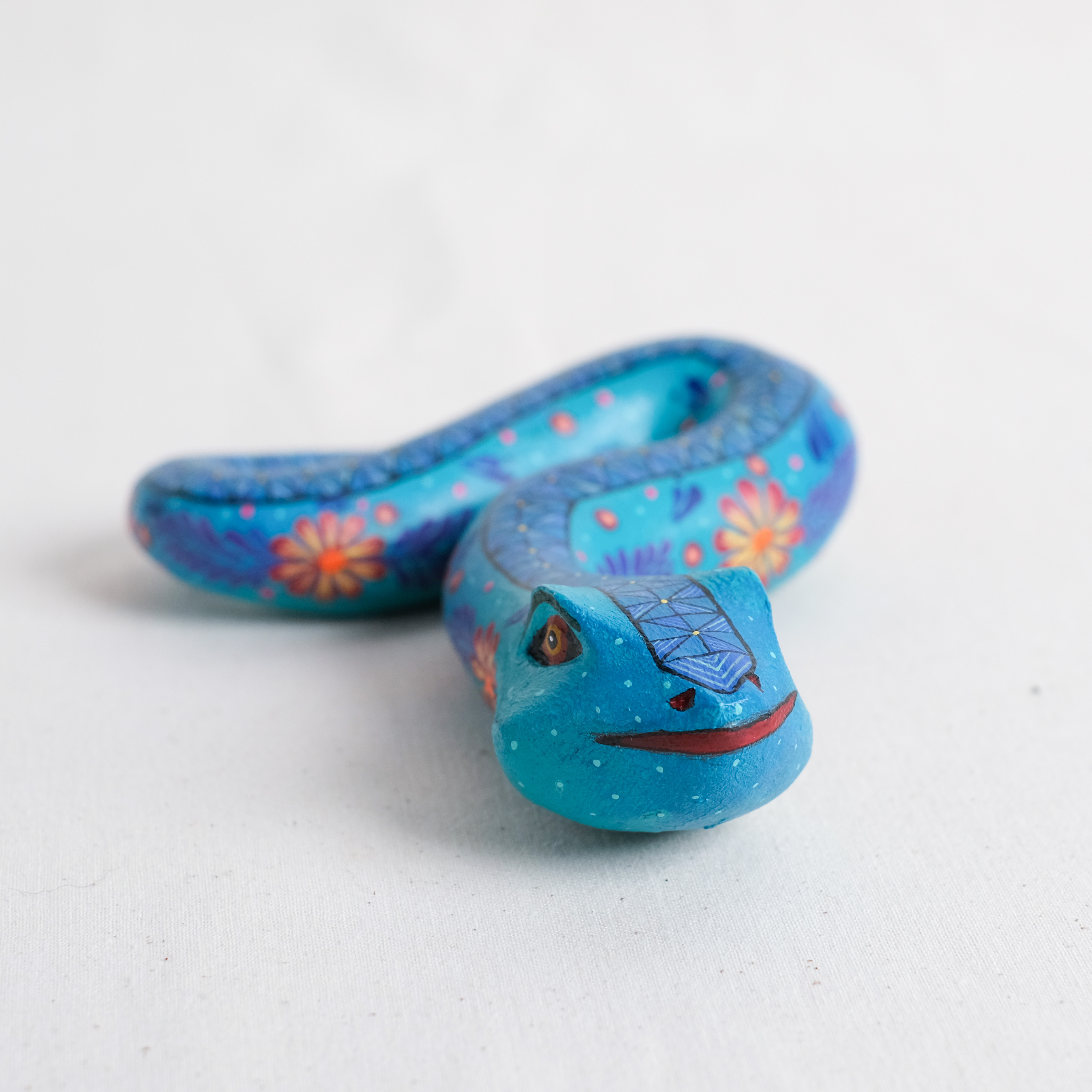 神獸手工木雕｜Serpientes Grandes 04｜墨西哥