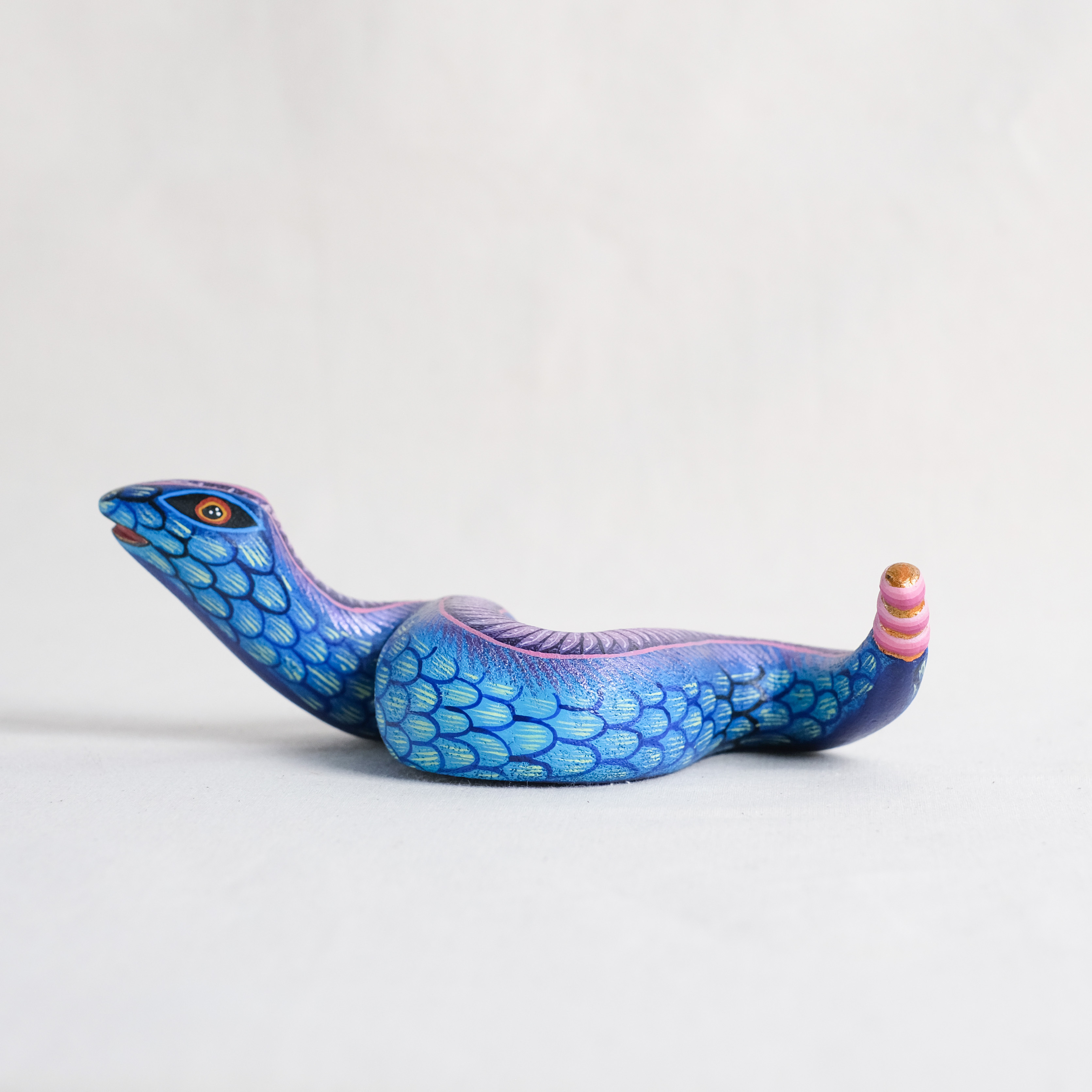 神獸手工木雕｜Serpientes Grandes 05｜墨西哥