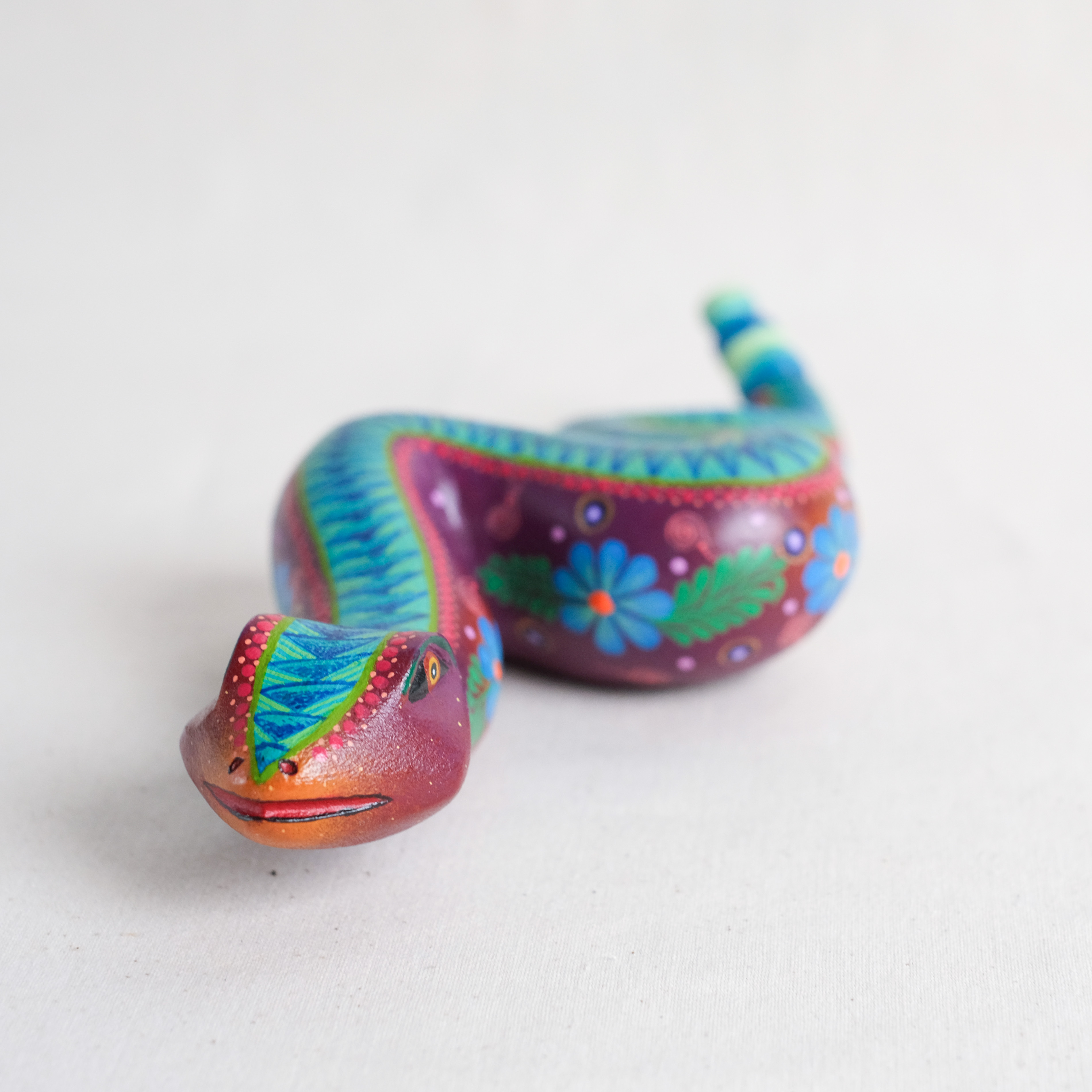 神獸手工木雕｜Serpientes Grandes 02｜墨西哥