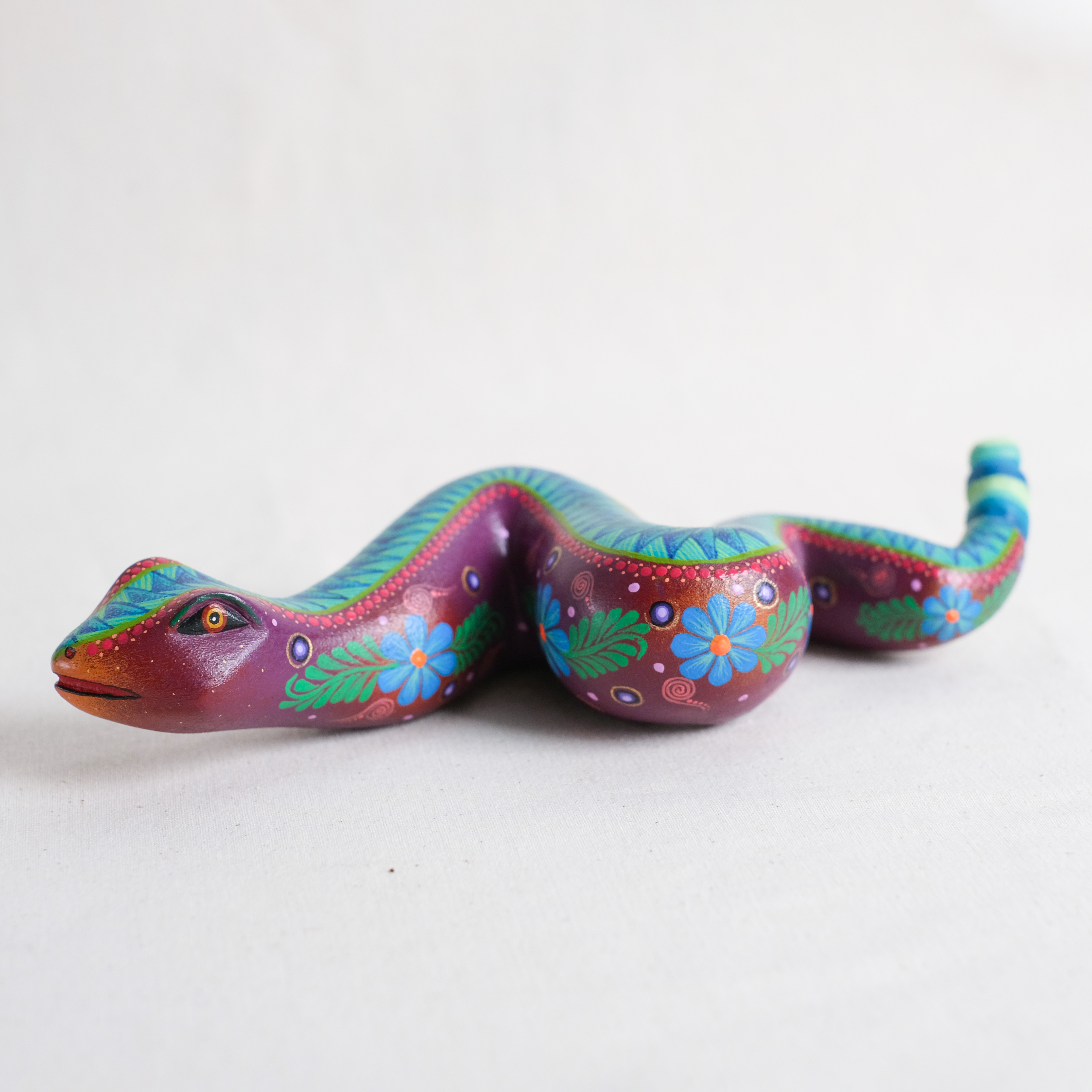 神獸手工木雕｜Serpientes Grandes 02｜墨西哥