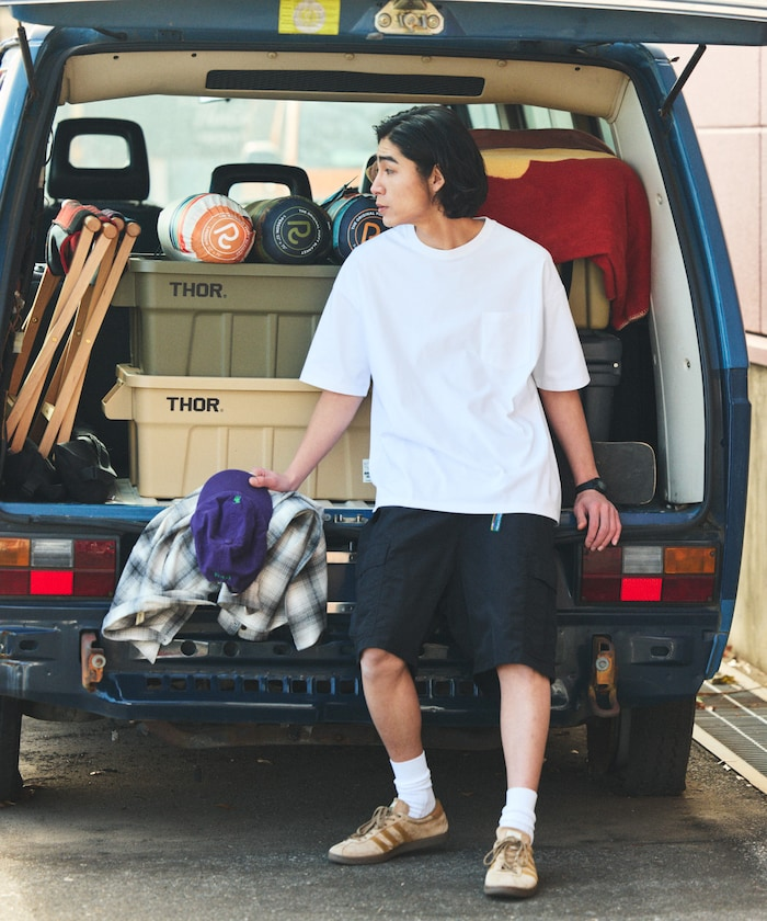 日本 Freak store  Easy Cargo Shorts 工作短褲