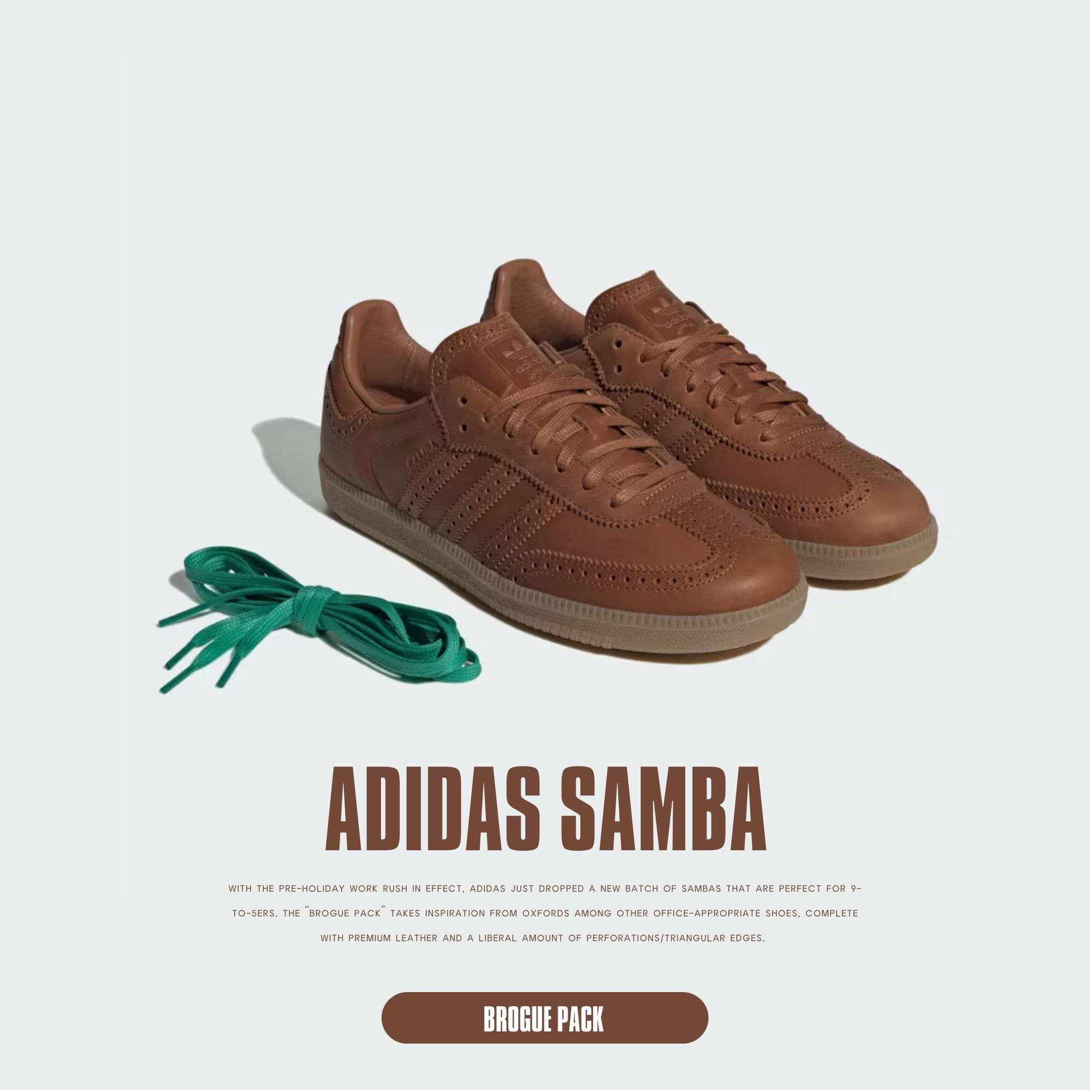 NICEDAY 現貨 Adidas Original Samba 棕色 深棕 大地色 咖啡色 棕 男鞋 JI3231 JI3232