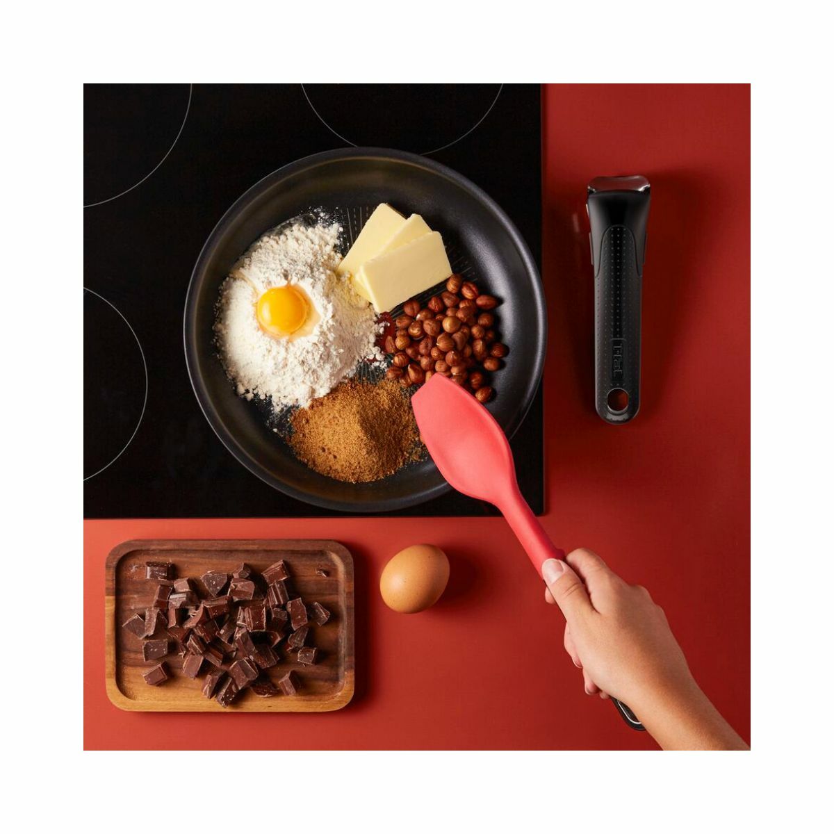 Tefal Ingenio 7pcs Set Red L7909093