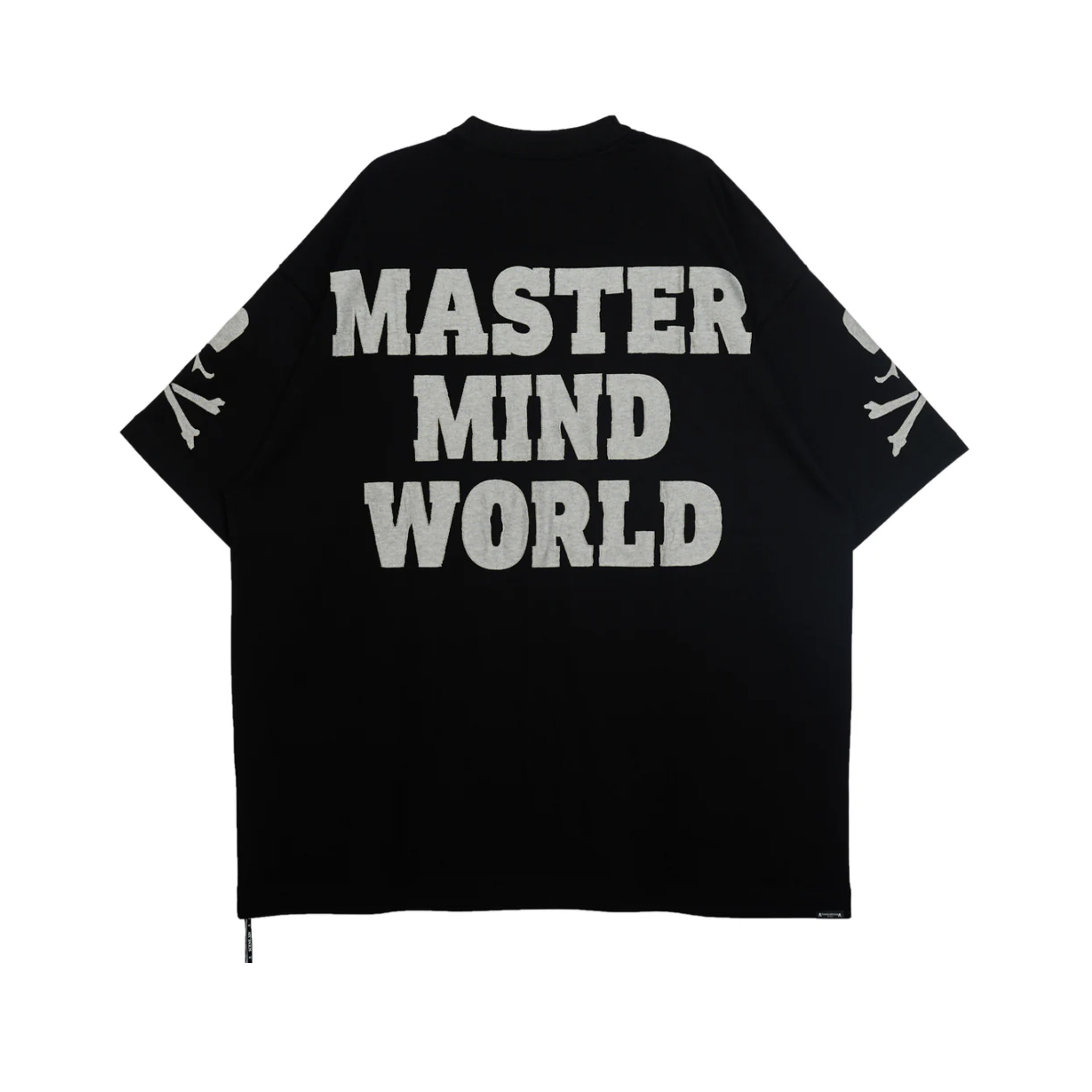 MASTERMIND WORLD MW PATCH TEE OVERSIZED MMW 貼布字短T 雙骷髏 綁繩-MW25S14-TS038