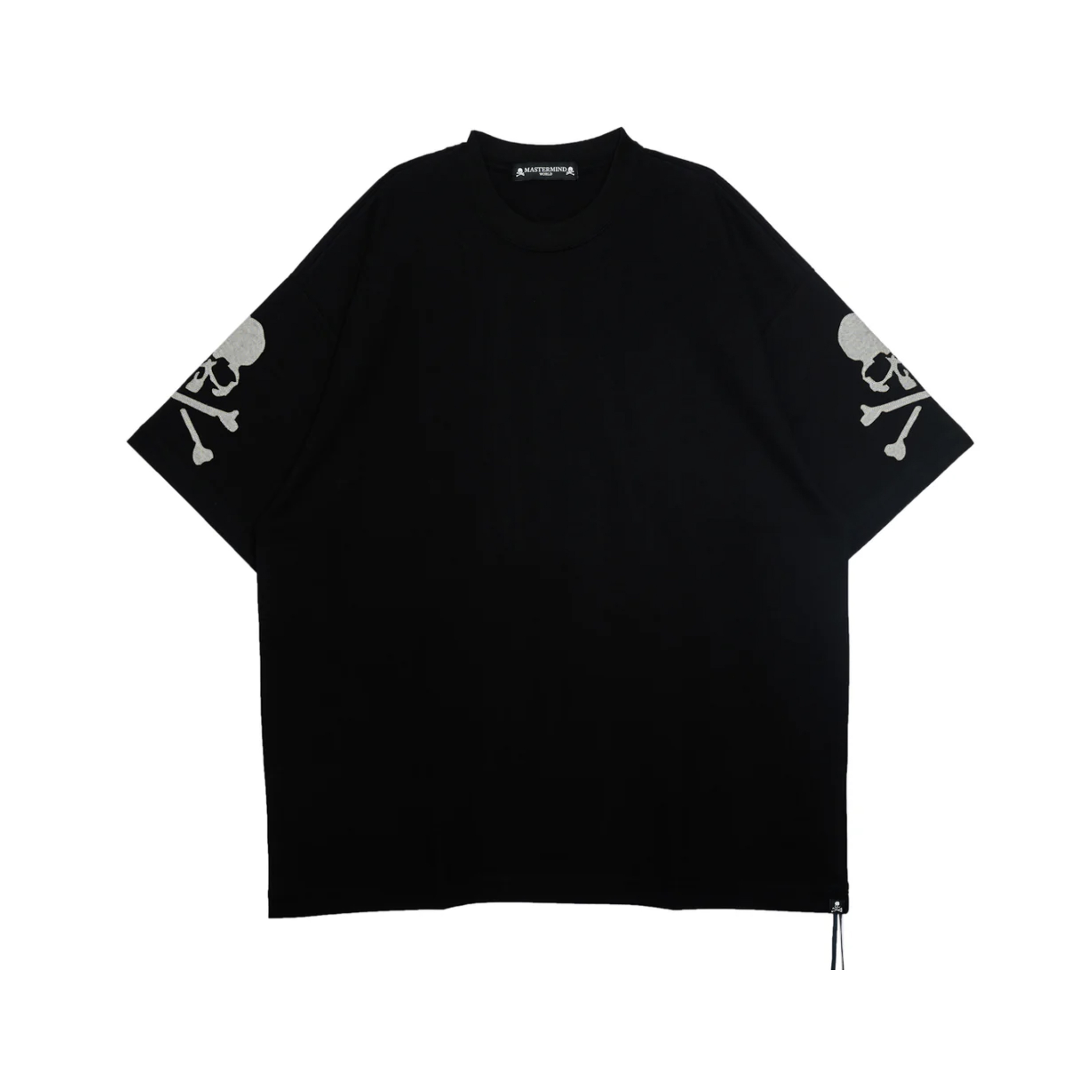 MASTERMIND WORLD MW PATCH TEE OVERSIZED MMW 貼布字短T 雙骷髏 綁繩-MW25S14-TS038