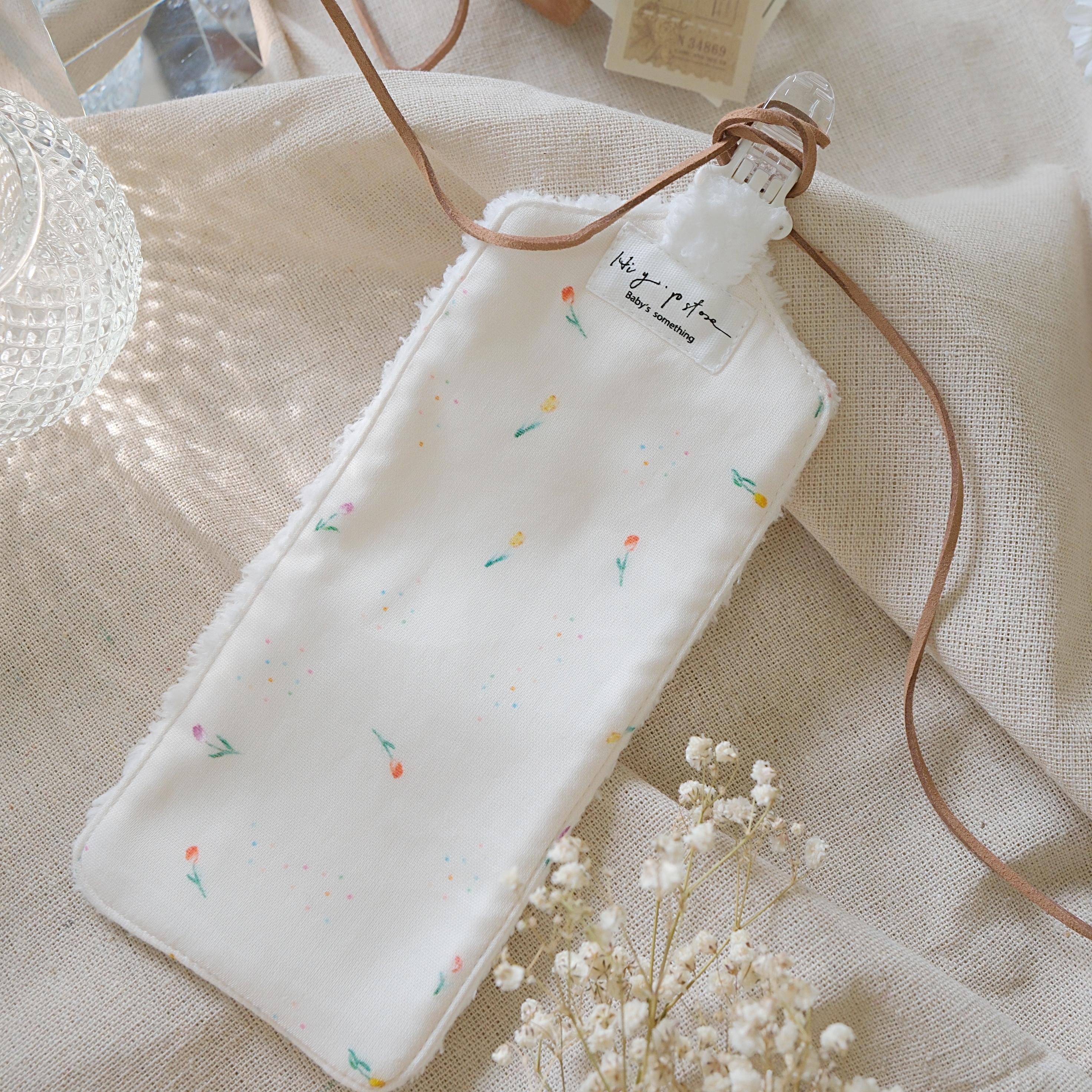 Hi Y.P store-手作手帕夾-獨家設計款-點點鬱金香