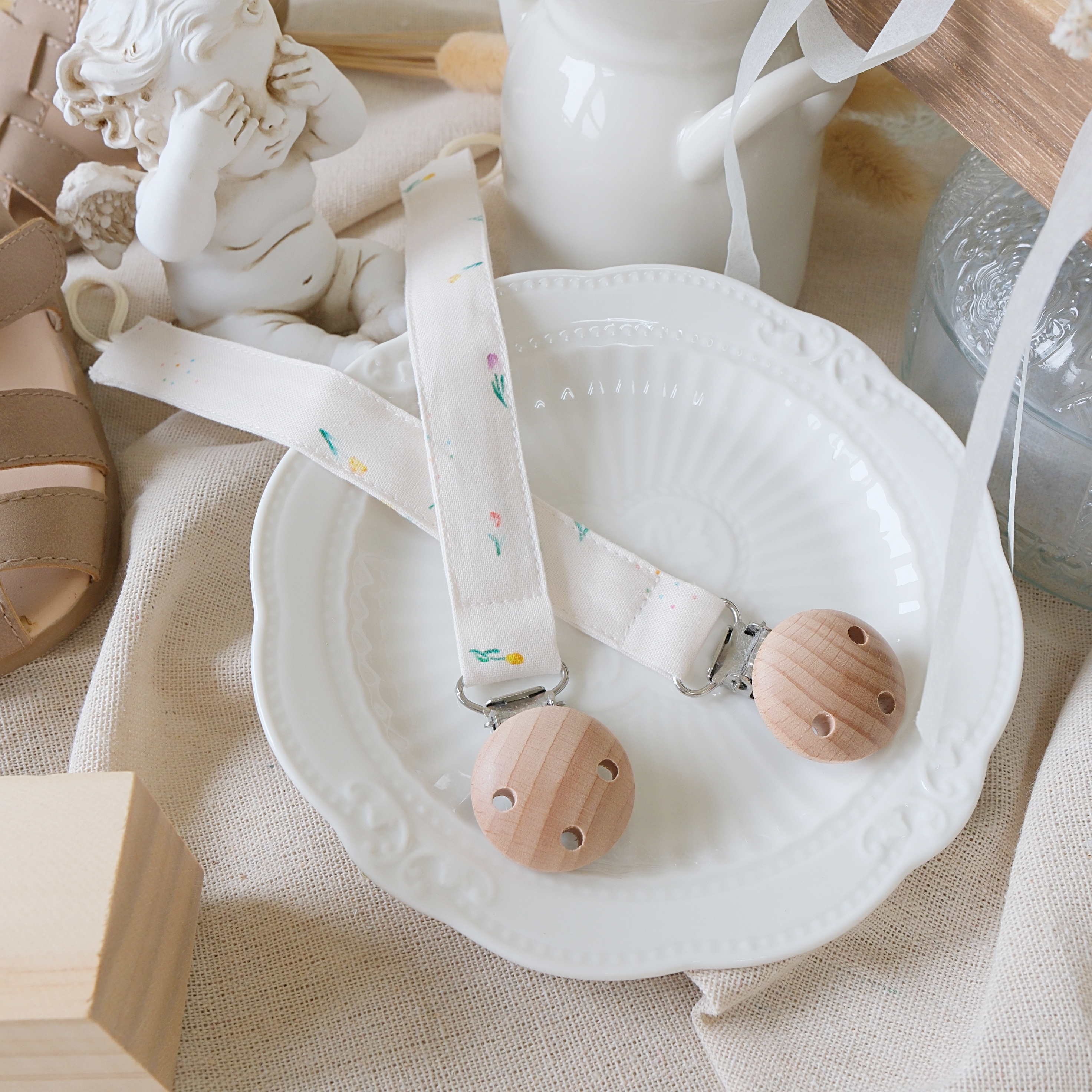 Hi Y.P store-櫸木夾-獨家設計款-點點鬱金香