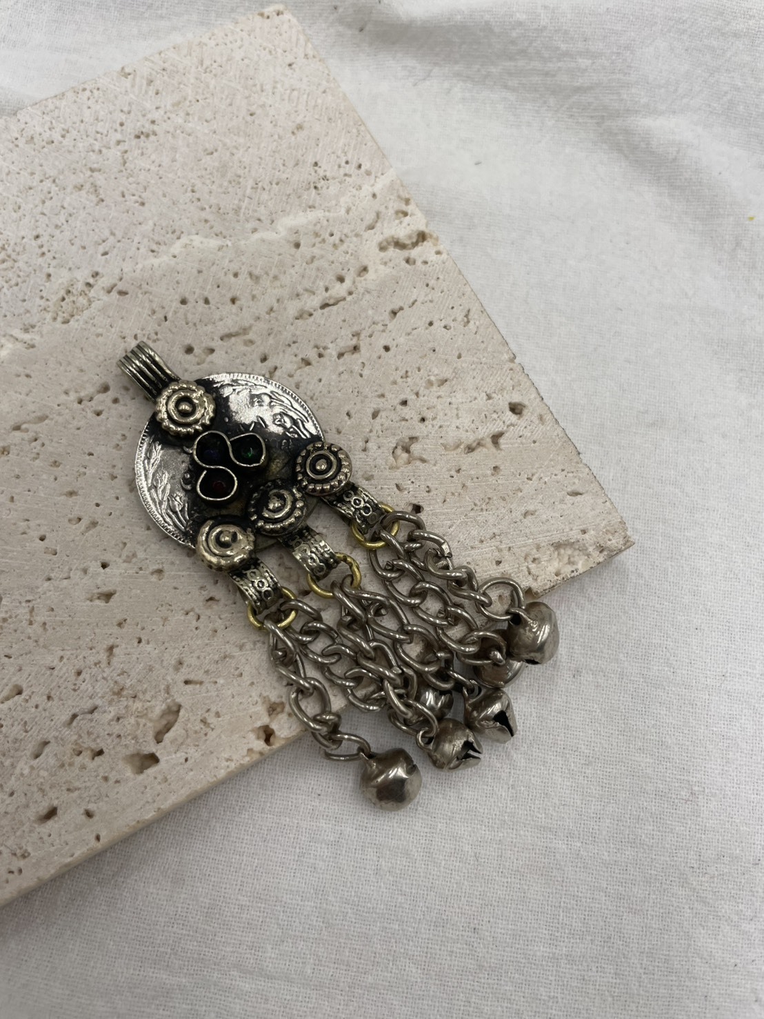 No.344圓形阿富汗鈴鐺墜飾