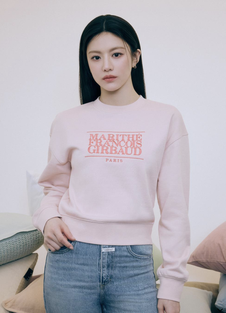 【現貨】\🎨2025初春最新色.ᐟ.ᐟ/【MFG】W CLASSIC LOGO CROP SWEATSHIRT (四色入)