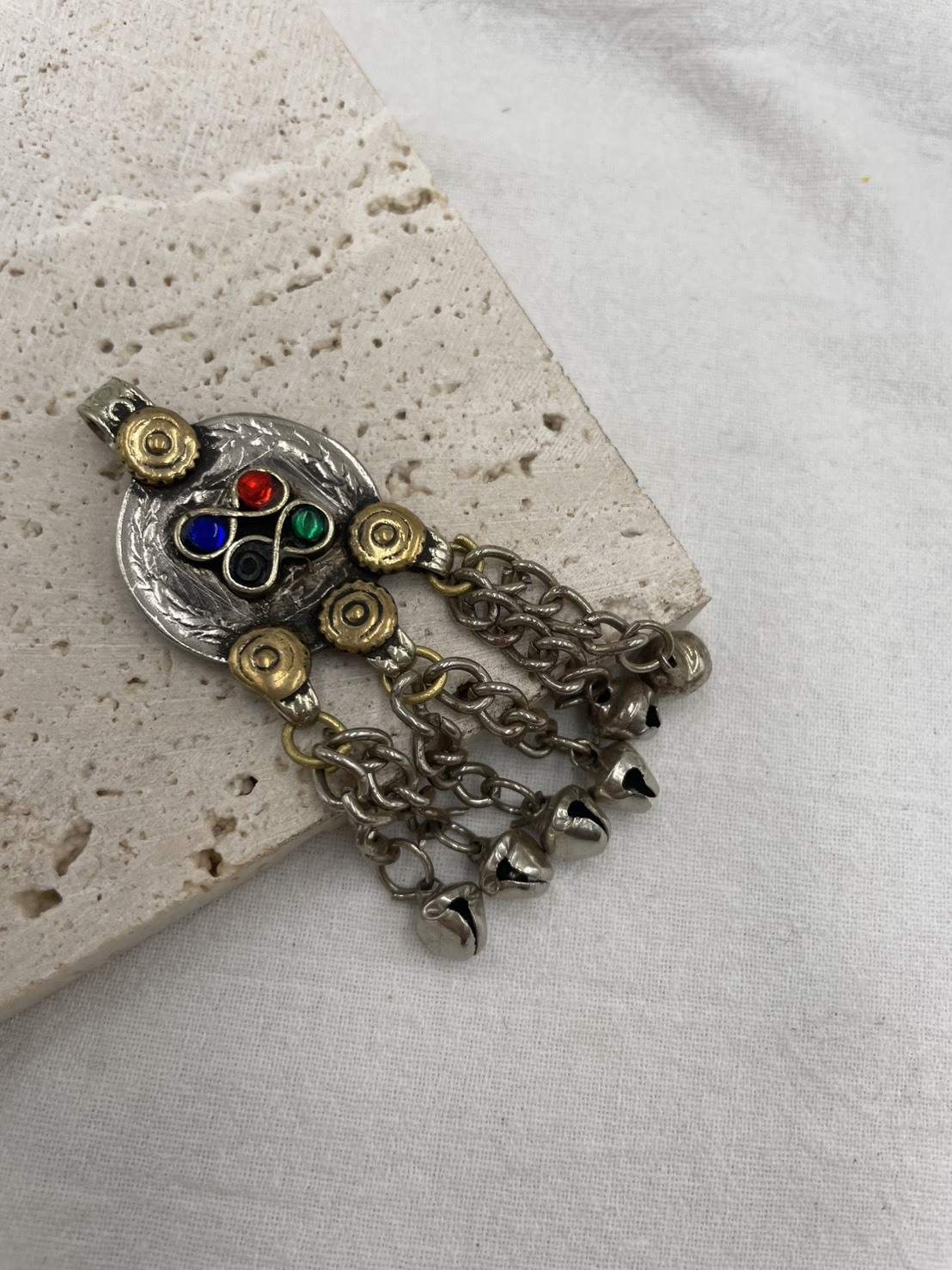 No.349圓形阿富汗鈴鐺墜飾