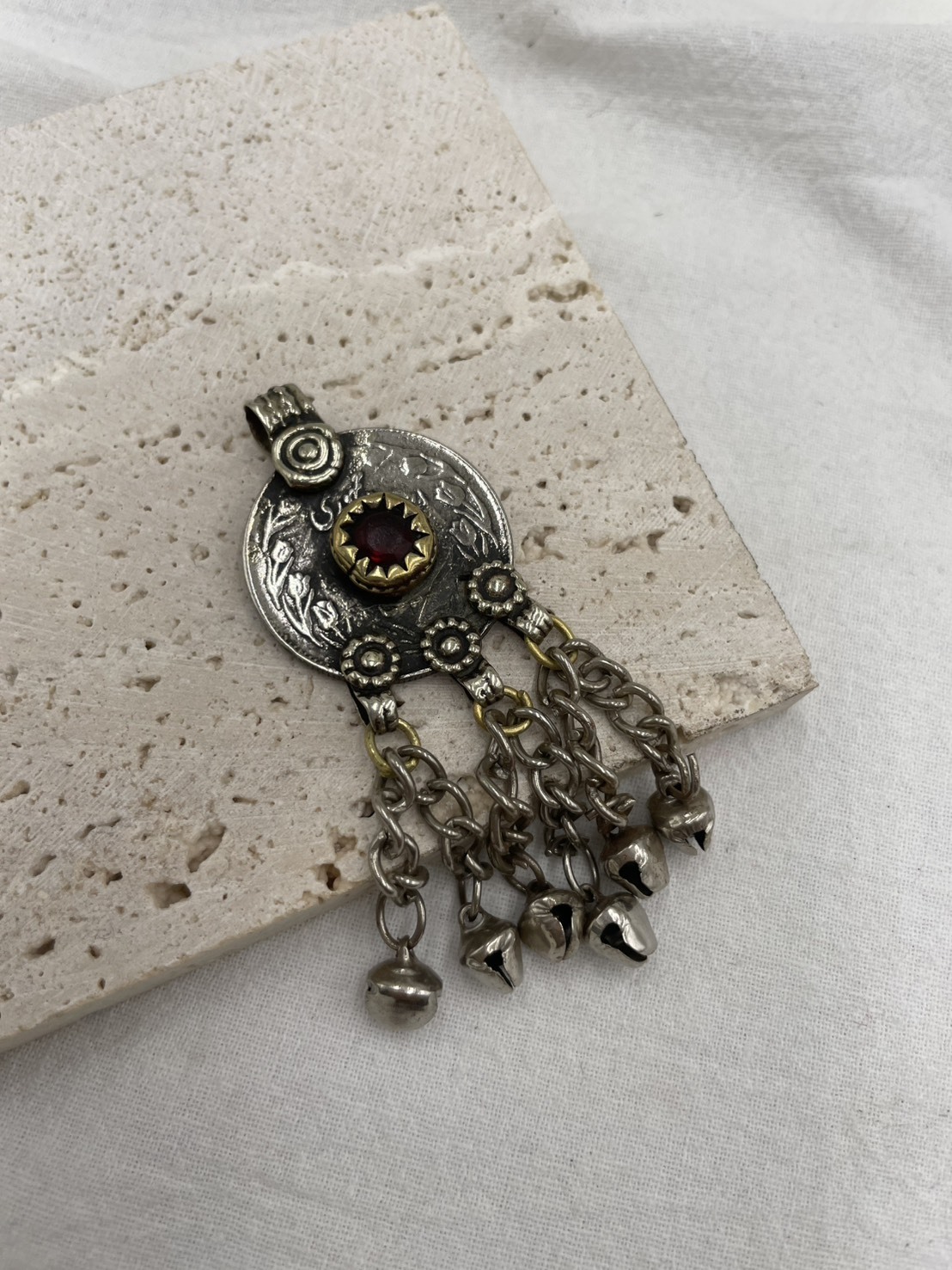 No.351圓形阿富汗鈴鐺墜飾