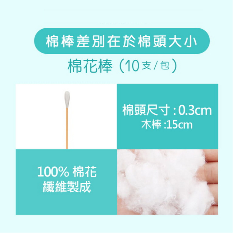 【勤達】滅菌ENT棉棒 10支裝/包