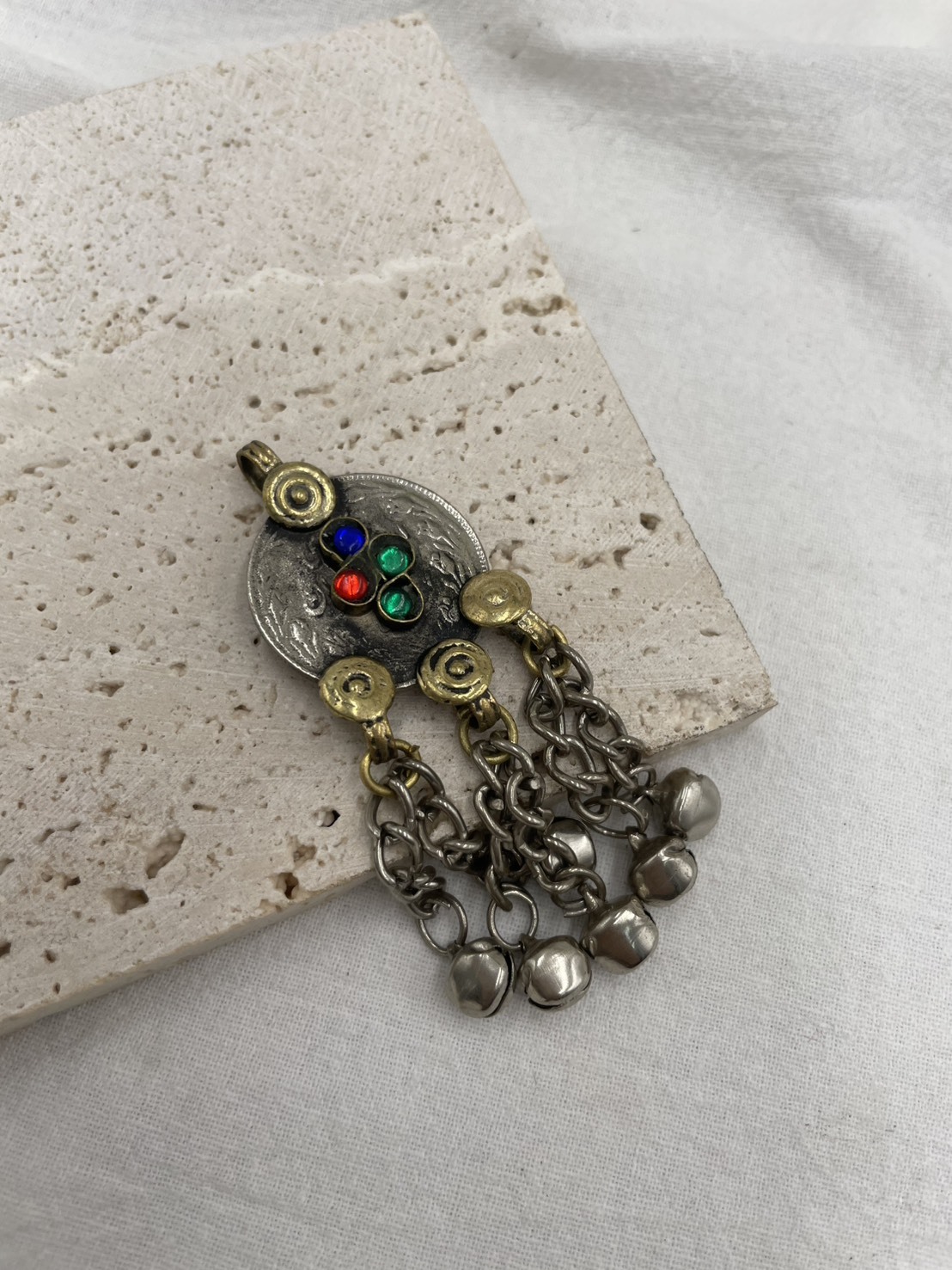 No.353圓形阿富汗鈴鐺墜飾