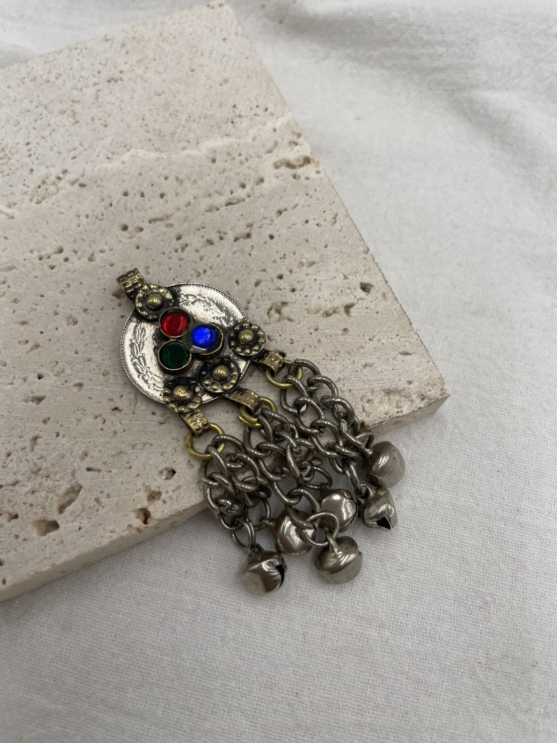 No.354圓形阿富汗鈴鐺墜飾