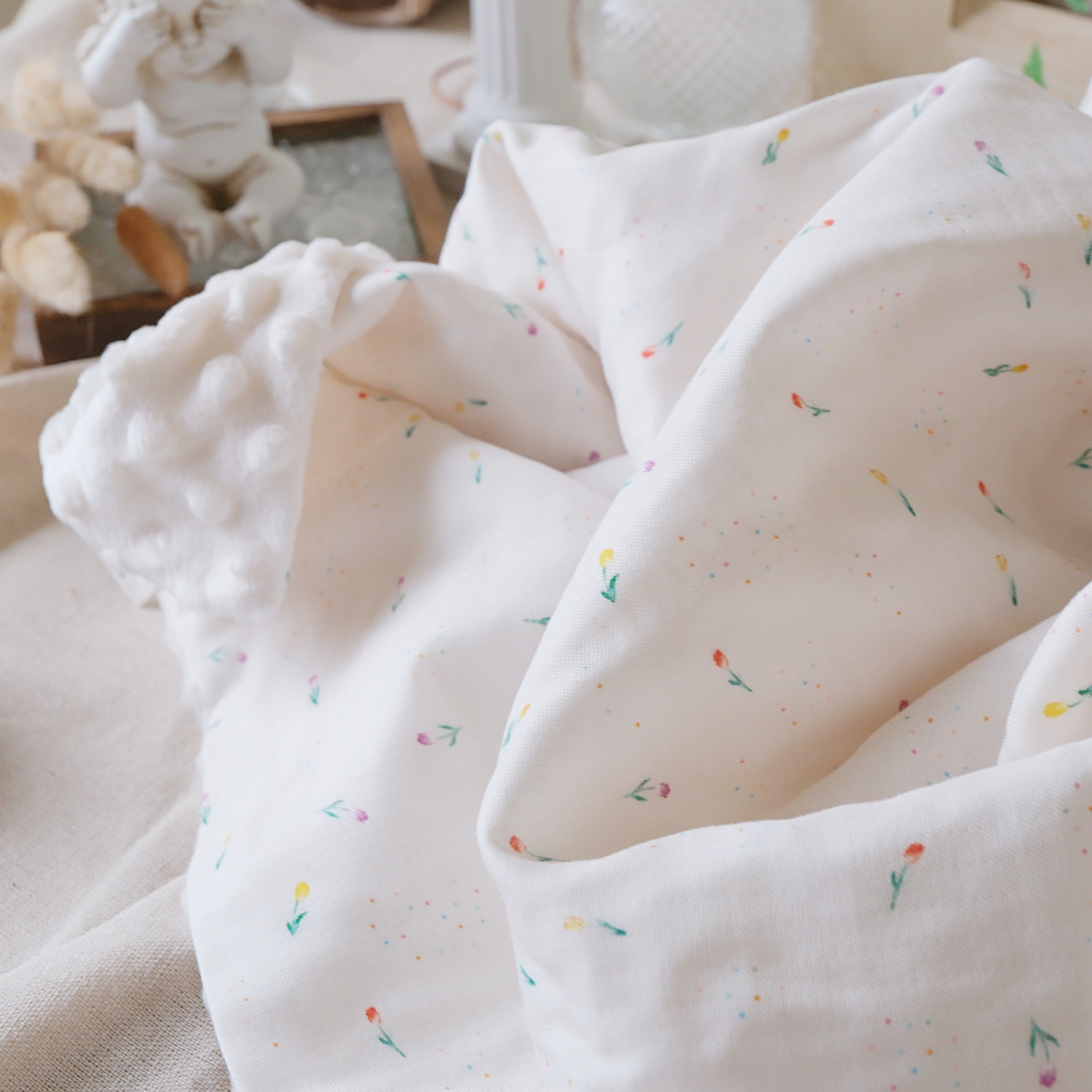 Hi Y.P store-舒眠毯-獨家設計款-點點鬱金香