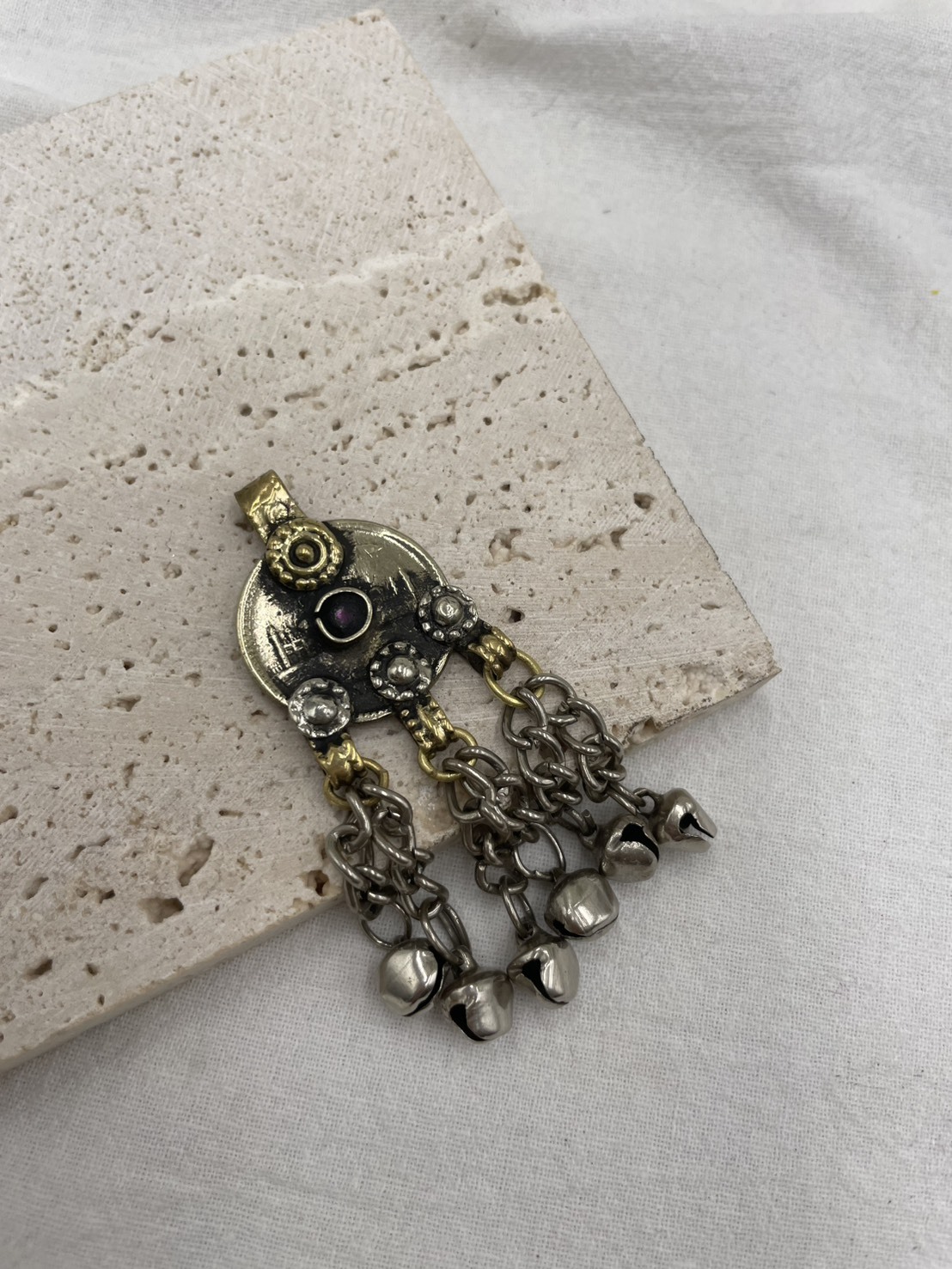 No.355圓形阿富汗鈴鐺墜飾