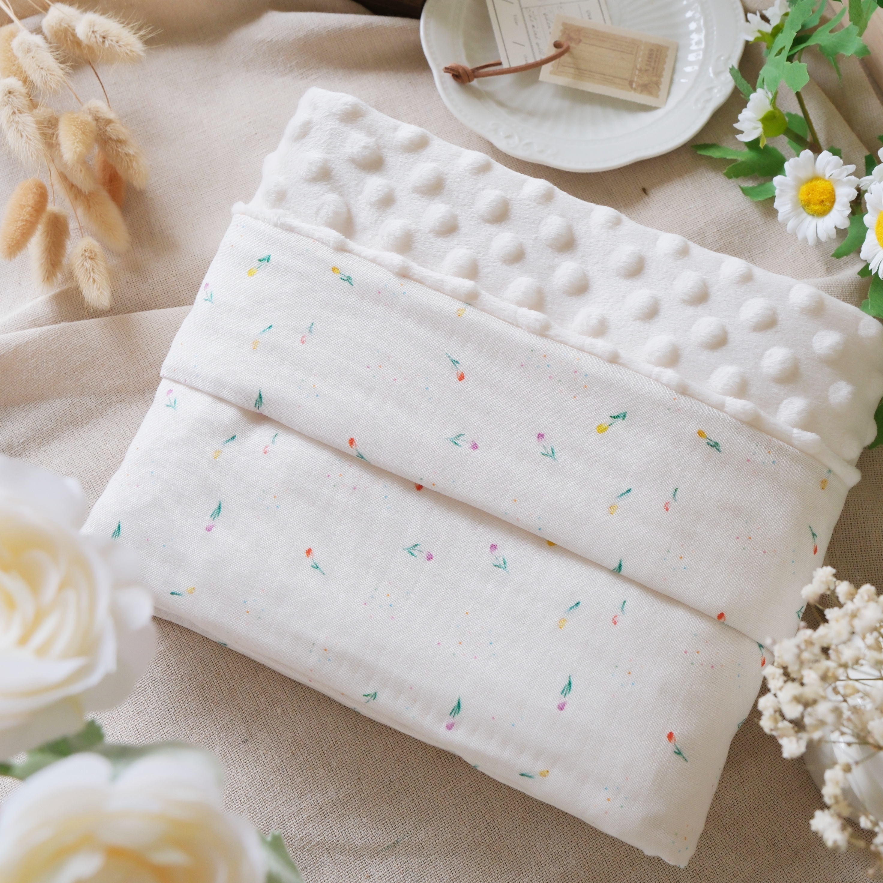 Hi Y.P store-舒眠毯-獨家設計款-點點鬱金香