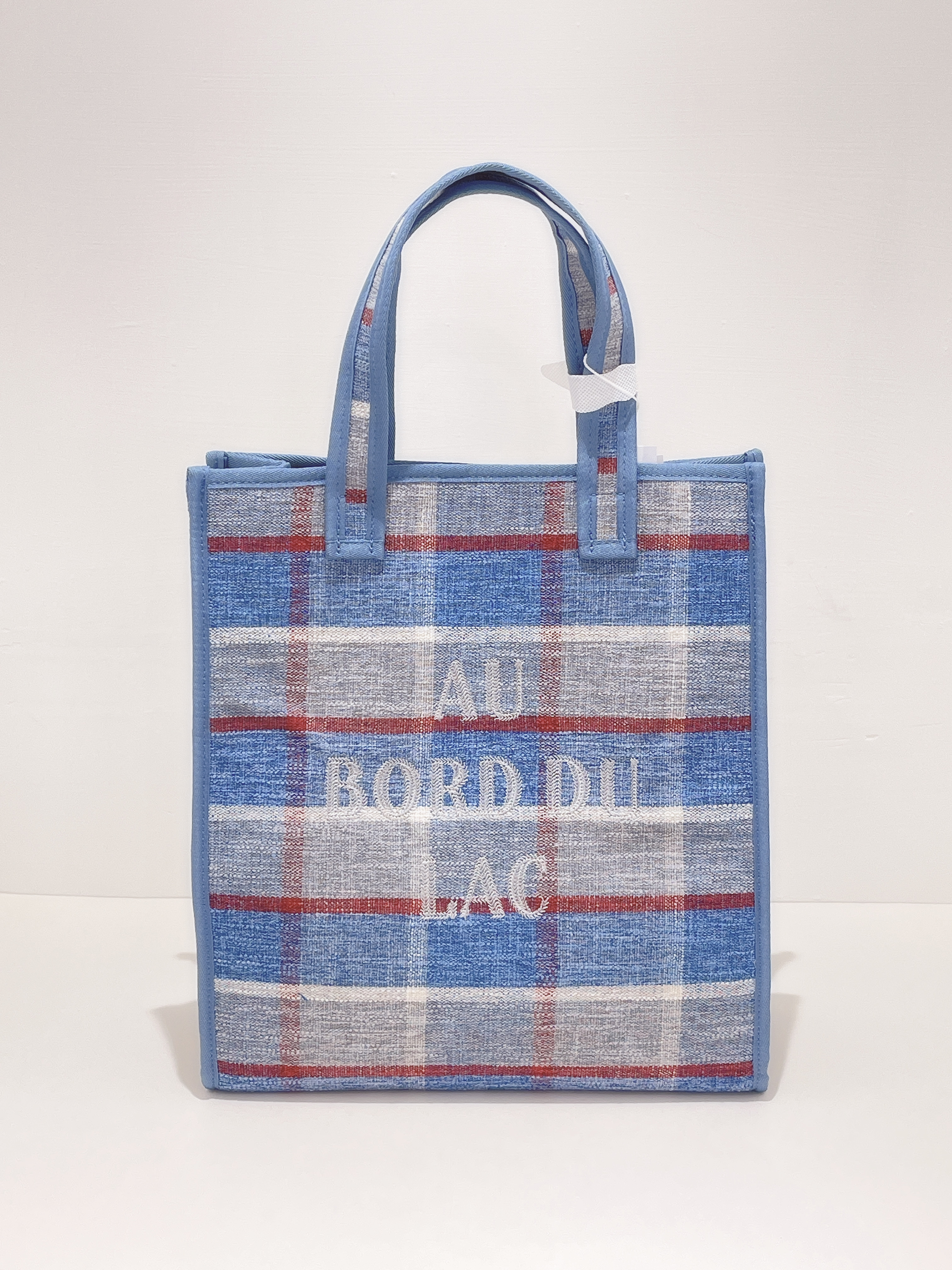 Finissage 方框格紋手提包