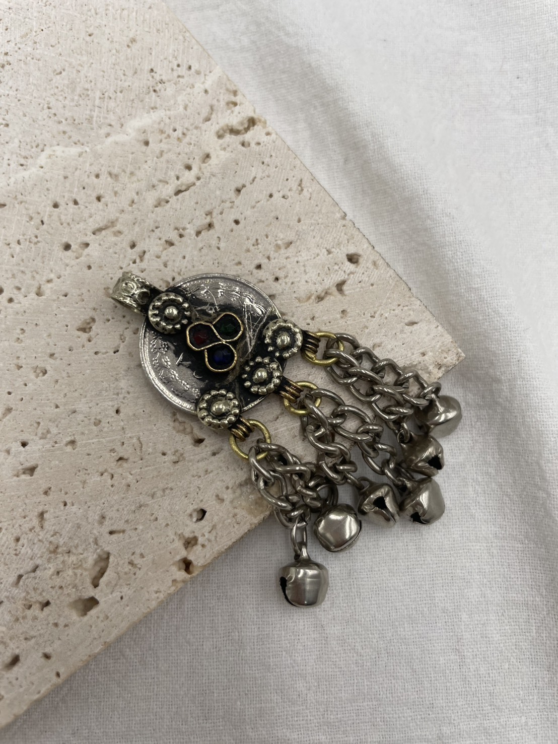 No.369圓形阿富汗鈴鐺墜飾