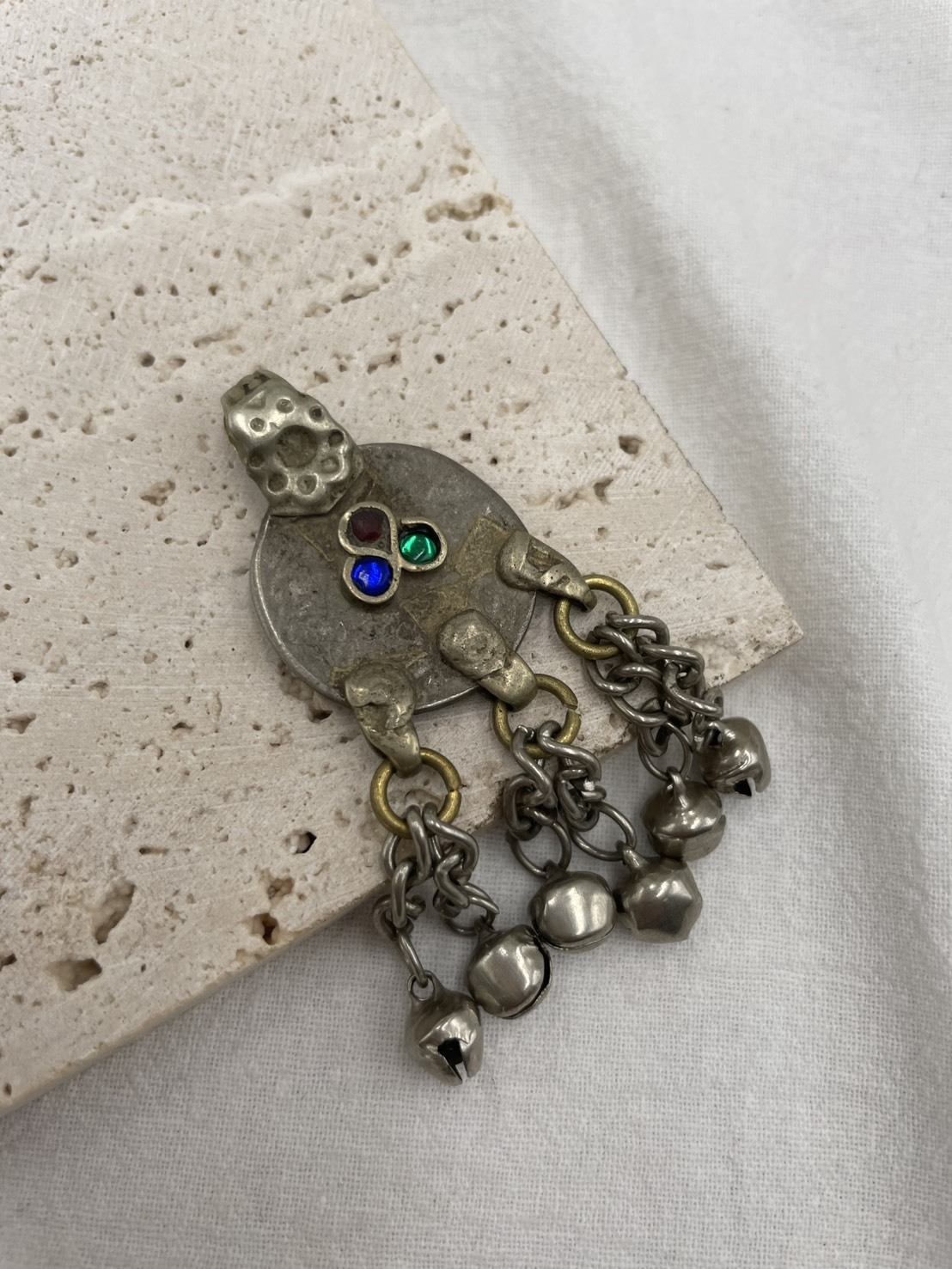 No.371圓形阿富汗鈴鐺墜飾