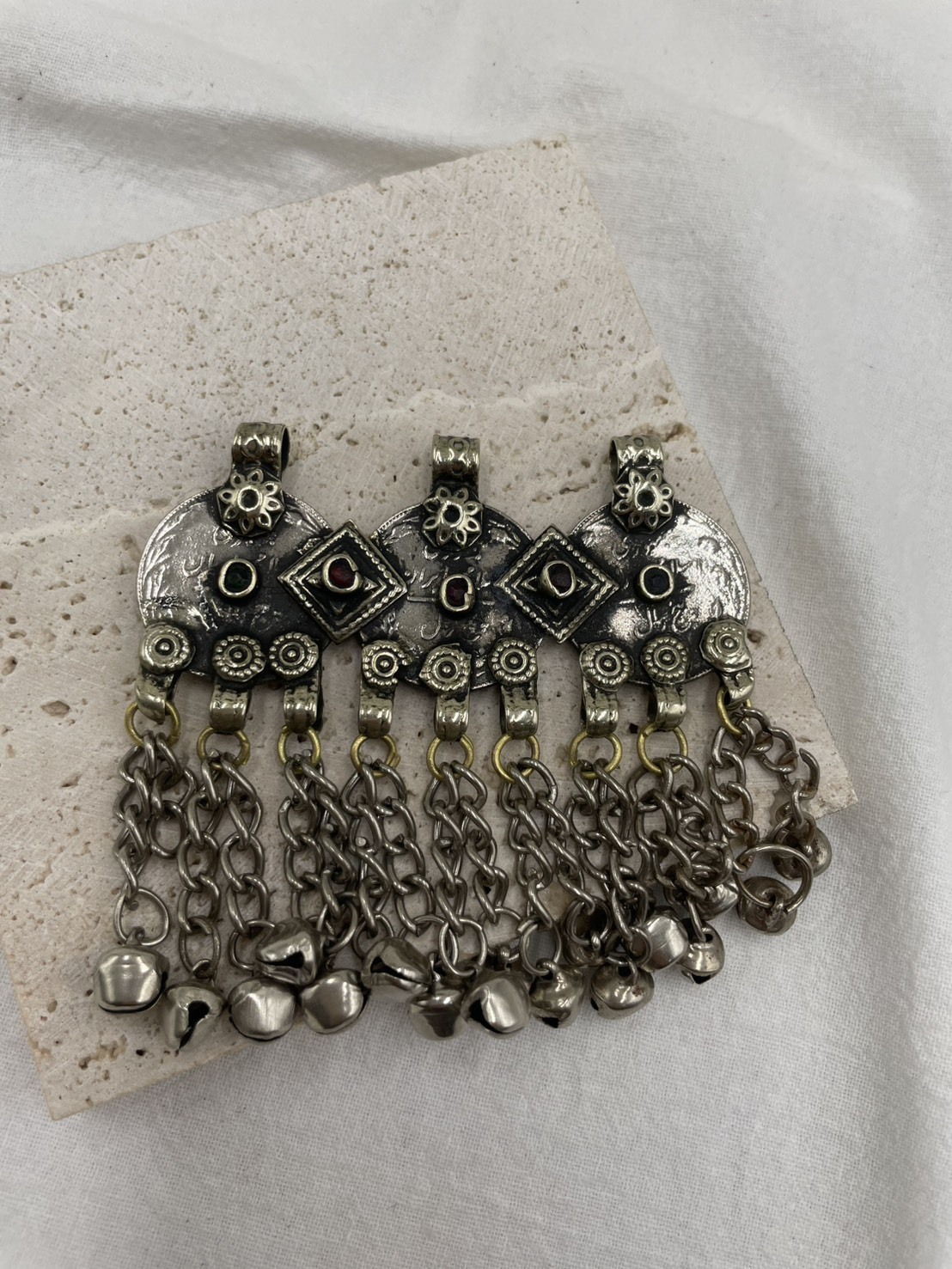 No.372圓形阿富汗鈴鐺墜飾