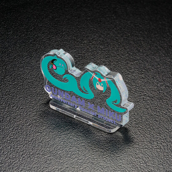 233453 Pbandai 預訂 2025/9月 アクリルロゴディスプレイEX ガンダム45周年 × 初音ミク プロジェクト記念ロゴ