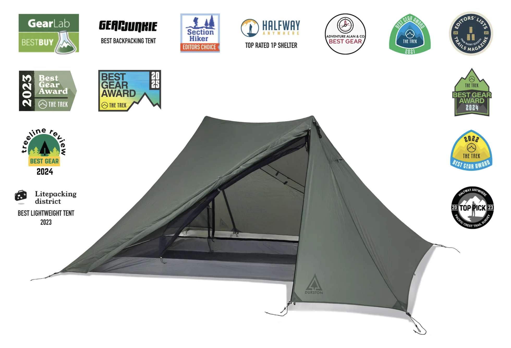 Durston Gear X-Mid 1 Tent 一人輕量化營帳 (2025新版連DAC營釘)