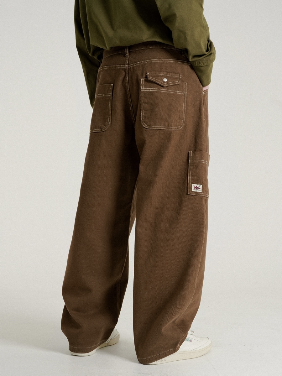 <預購> 韓國WV PROJECT 復古車線工裝褲