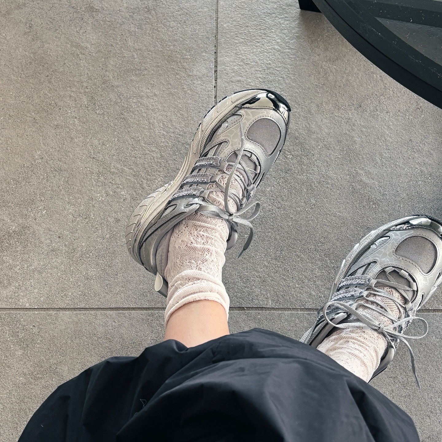 Adidas Originals Adistar Pose 日本限定 液態銀 金屬銀 銀色 芭蕾感 厚底 復古鞋 JP7374