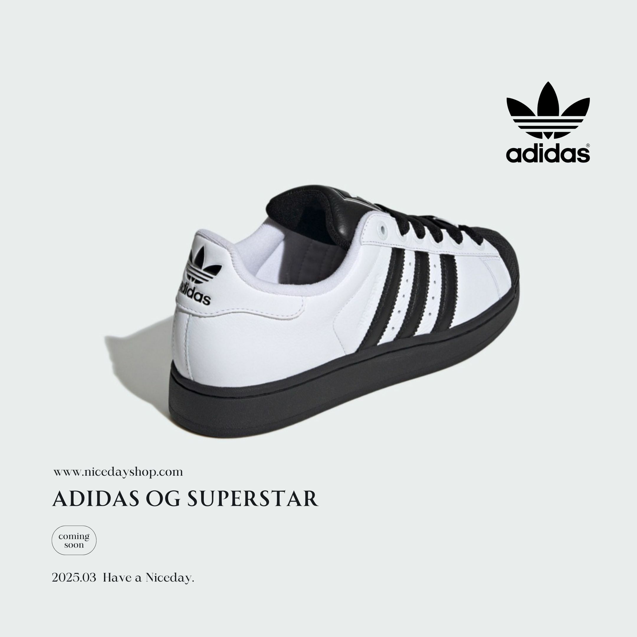 NICEDAY 現貨 ADIDAS SUPERSTAR 2.0 貝殼 愛迪達 全白 白黑 拼接 黑標 復古 男鞋 JH5469