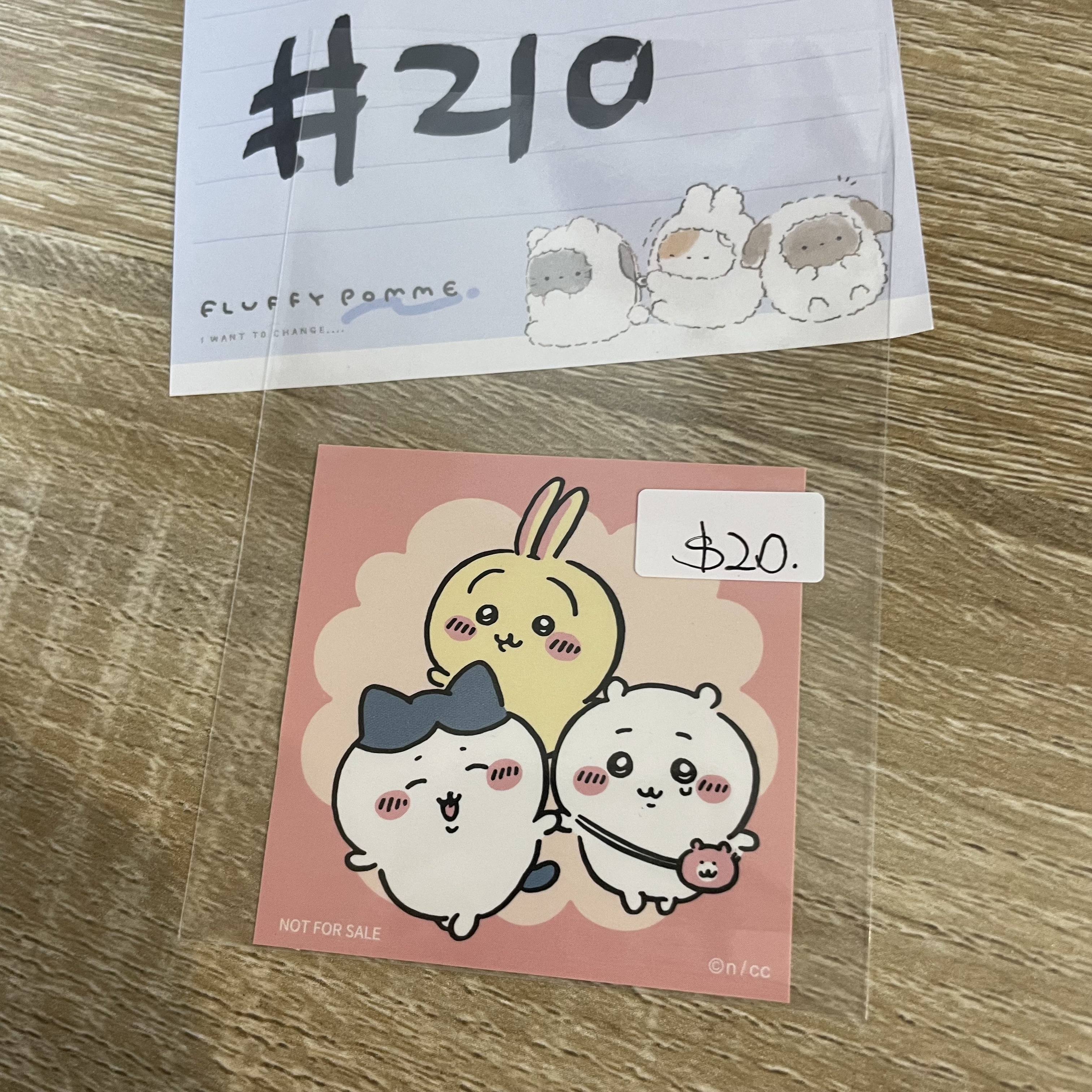 CHIIKAWA  貼紙#210