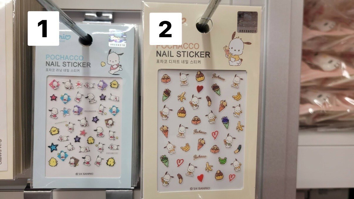 K24028可愛指甲貼紙（1-38）