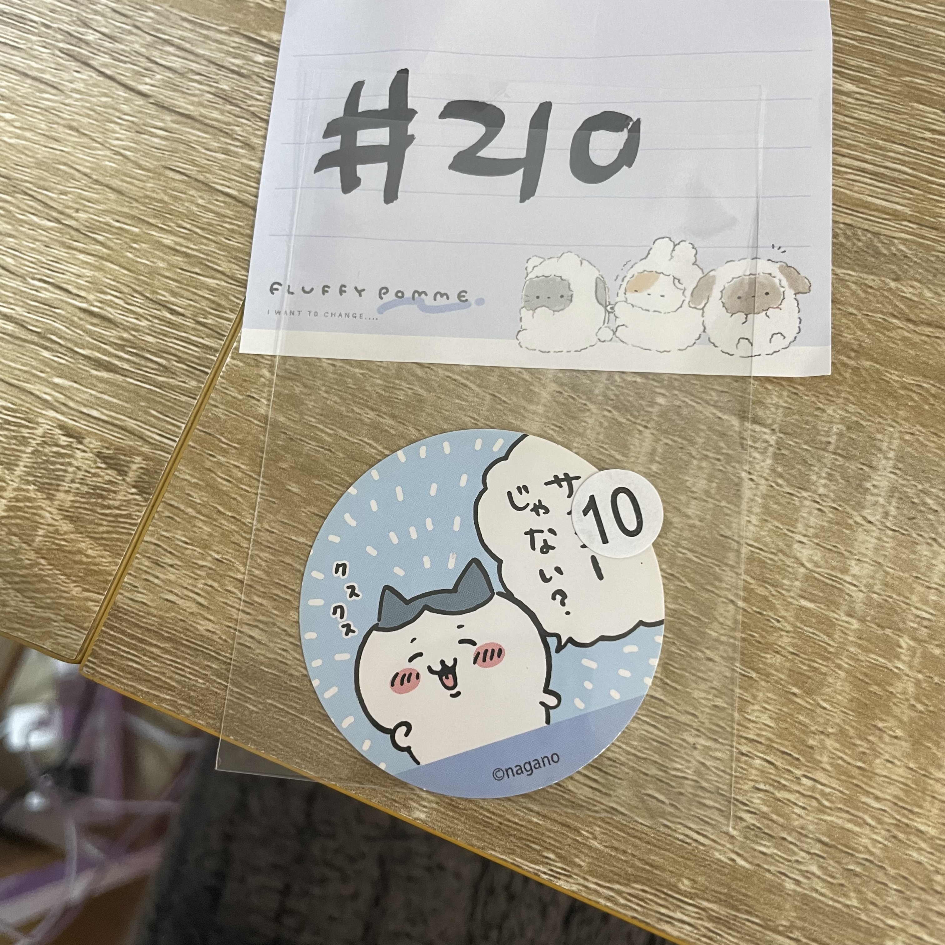 CHIIKAWA 八字貓 貼紙#210