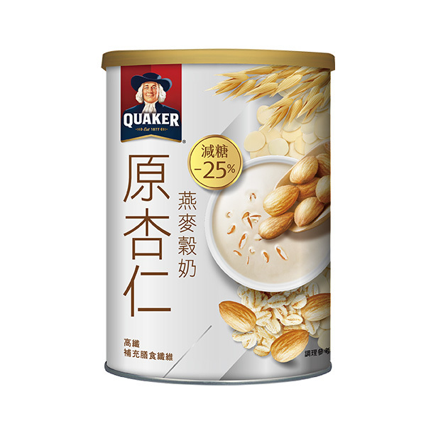 桂格 原杏仁燕麥穀奶390g[滿2件+1元多1件活動商品，請勿直接購買]